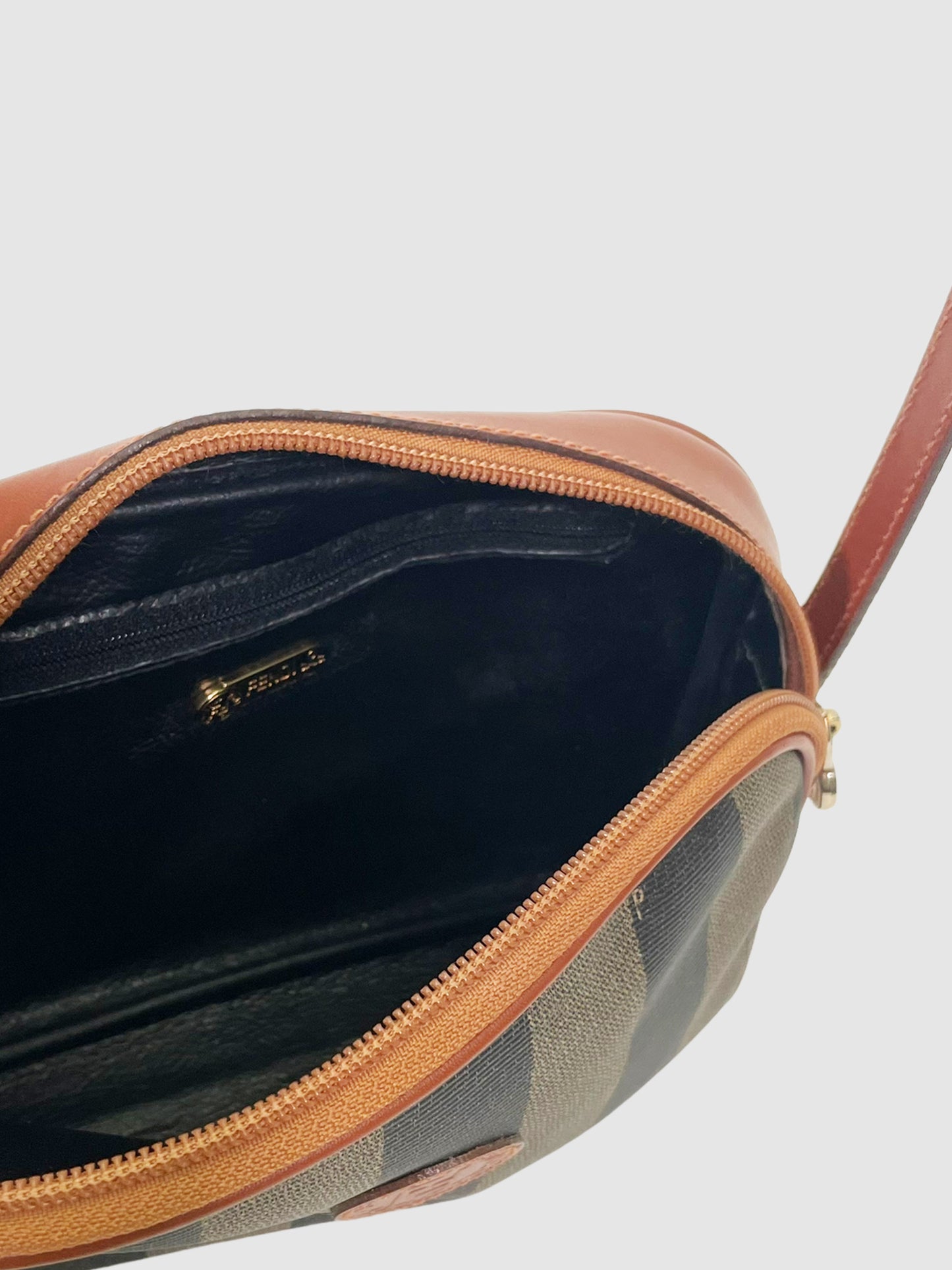Vintage Pequin Crossbody Bag