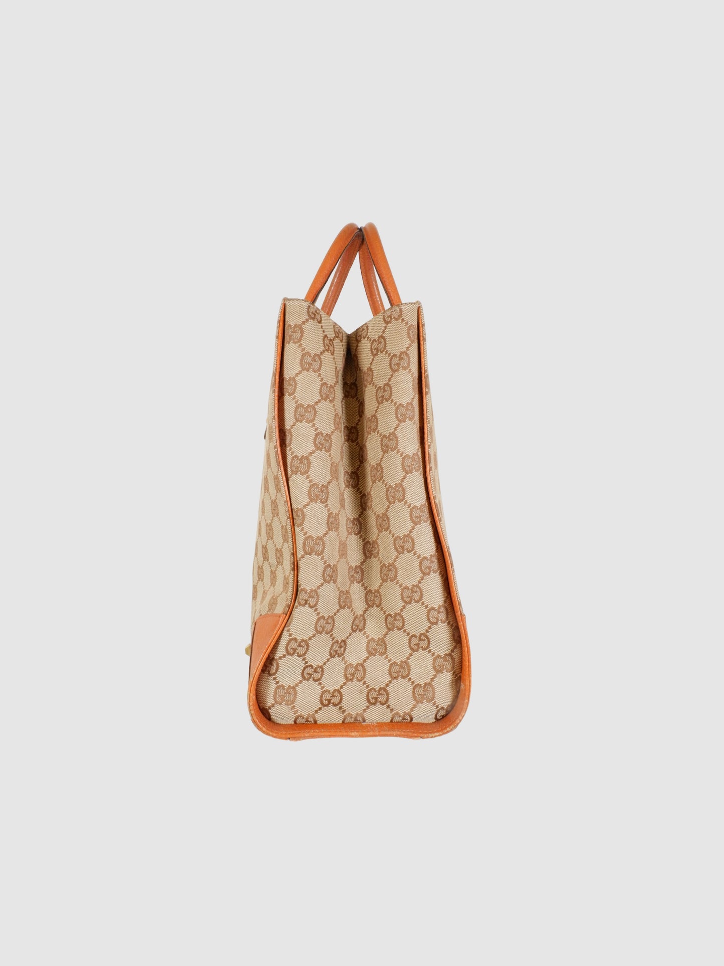 Gucci Nailhead Medium GG Canvas Monogram Tote Bag