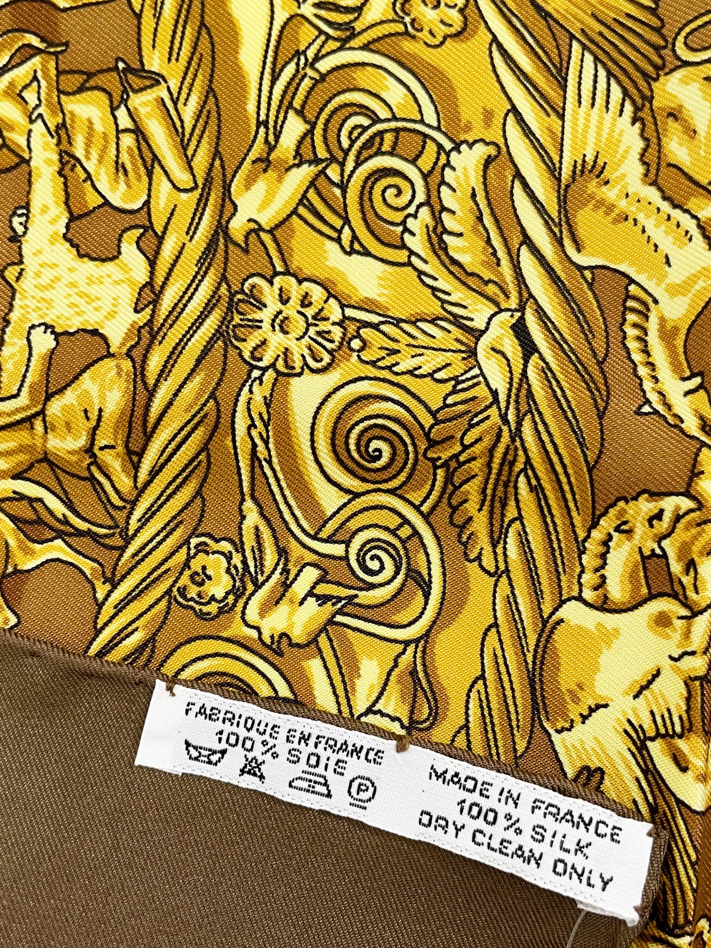 1975 "Les Cavaliers D'or" Silk Scarf