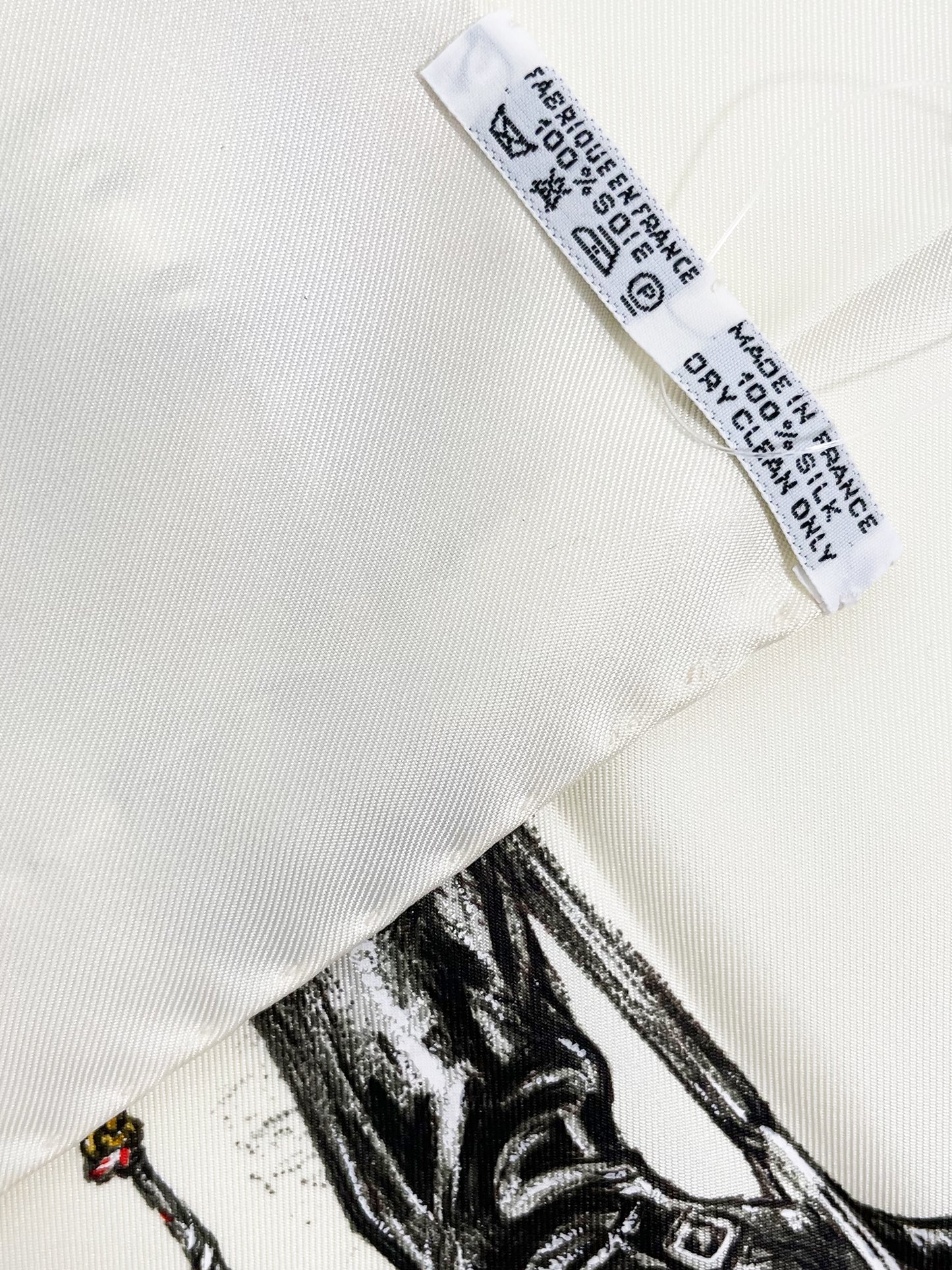 1962 "A Propos de Bottes" Silk Scarf