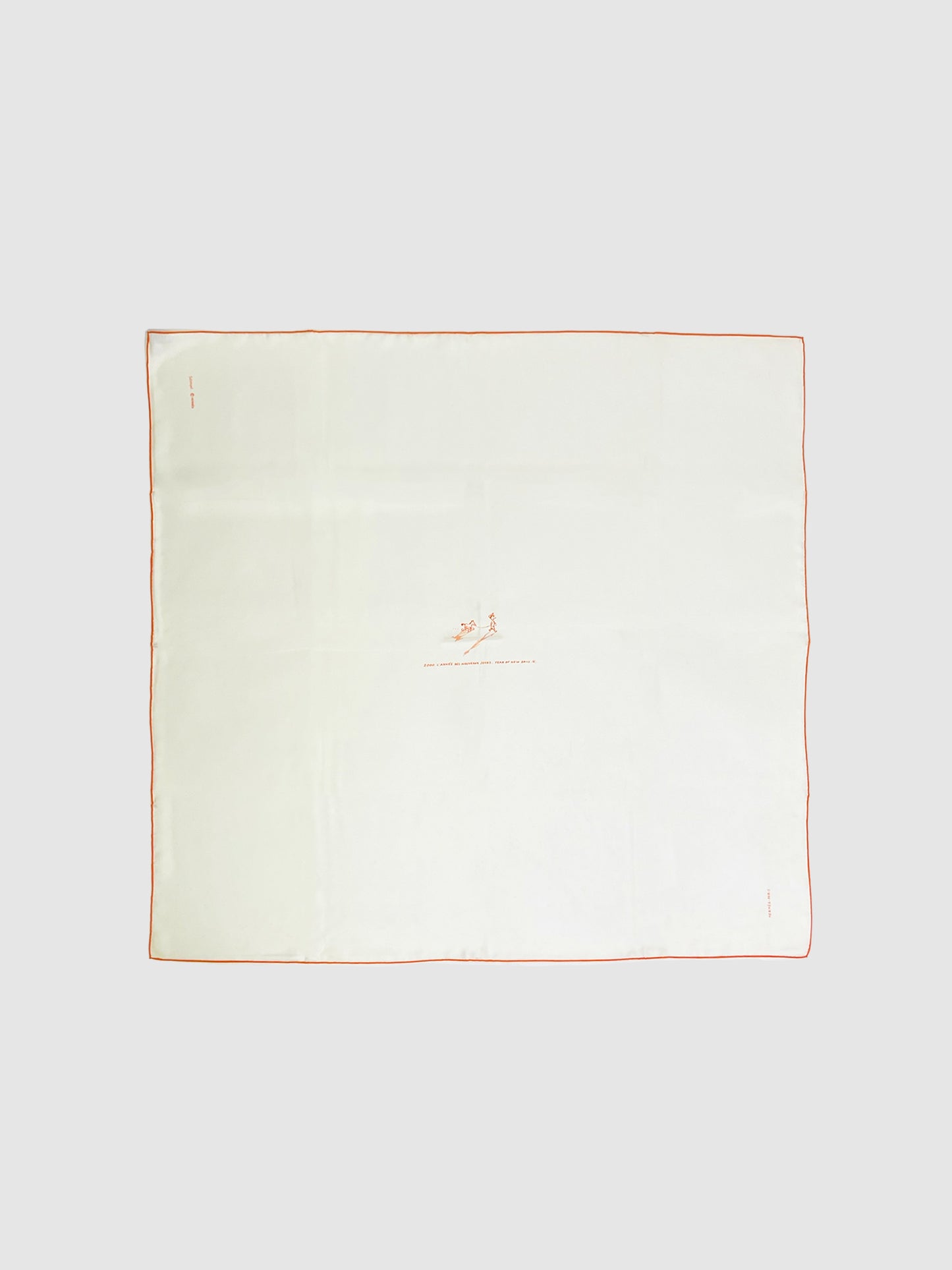 "2000 L’Annee des Nouveaux Jours" Silk Scarf