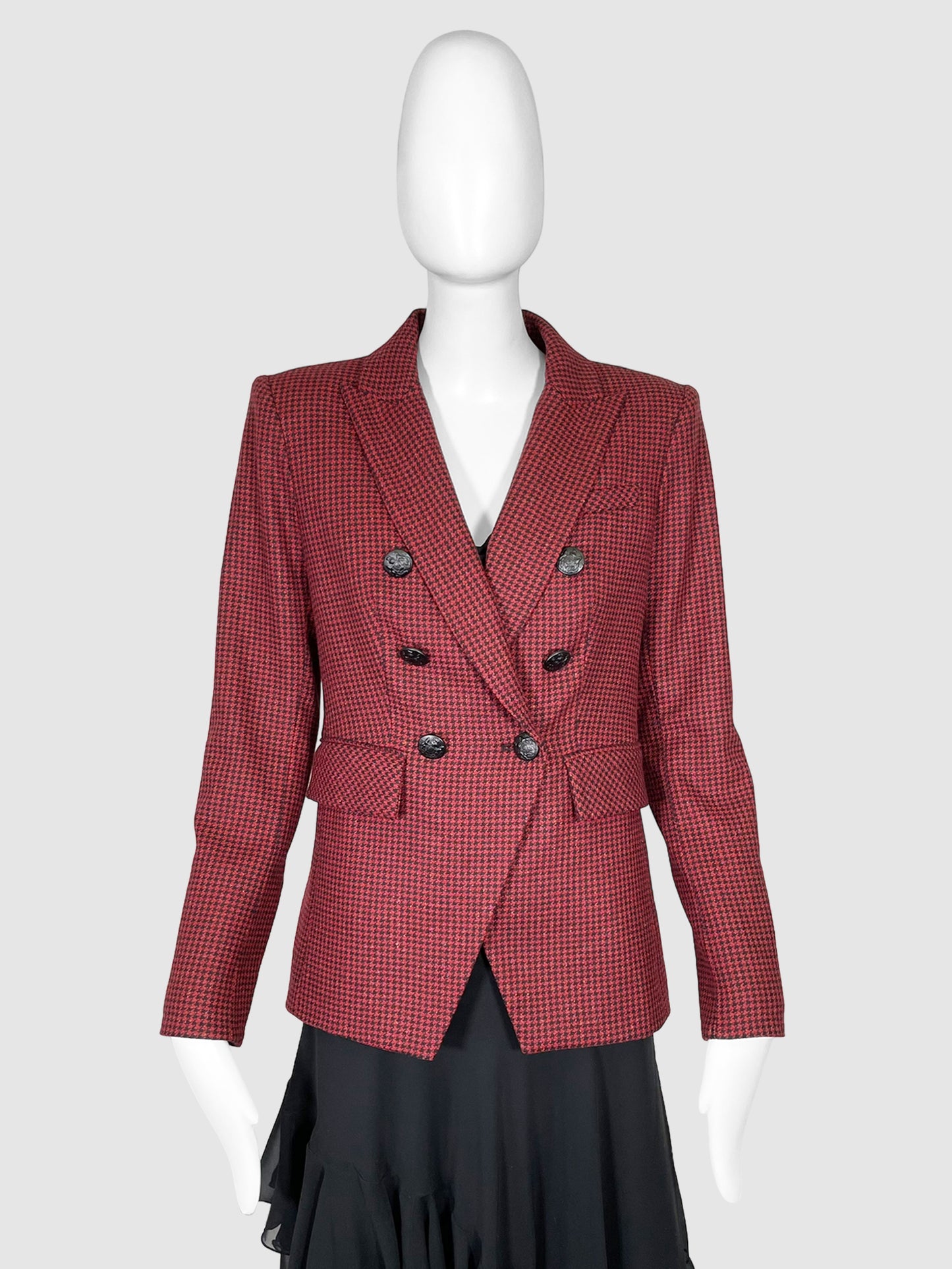 Veronica Beard Houndstooth Blazer - Size 2