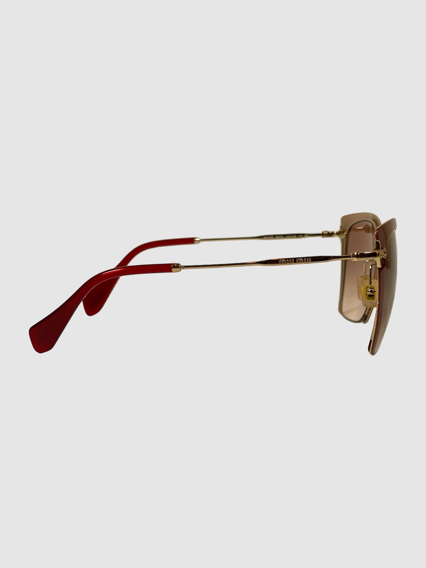Miu Miu Square Gradient Sunglasses