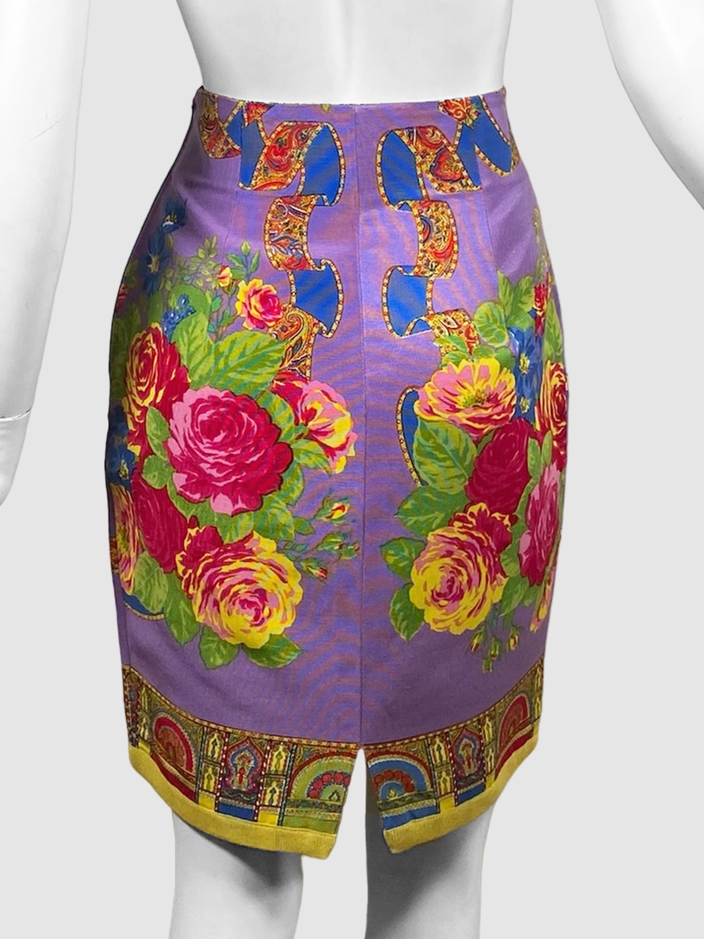Gianni Versace Floral Two Piece Set - Size 42