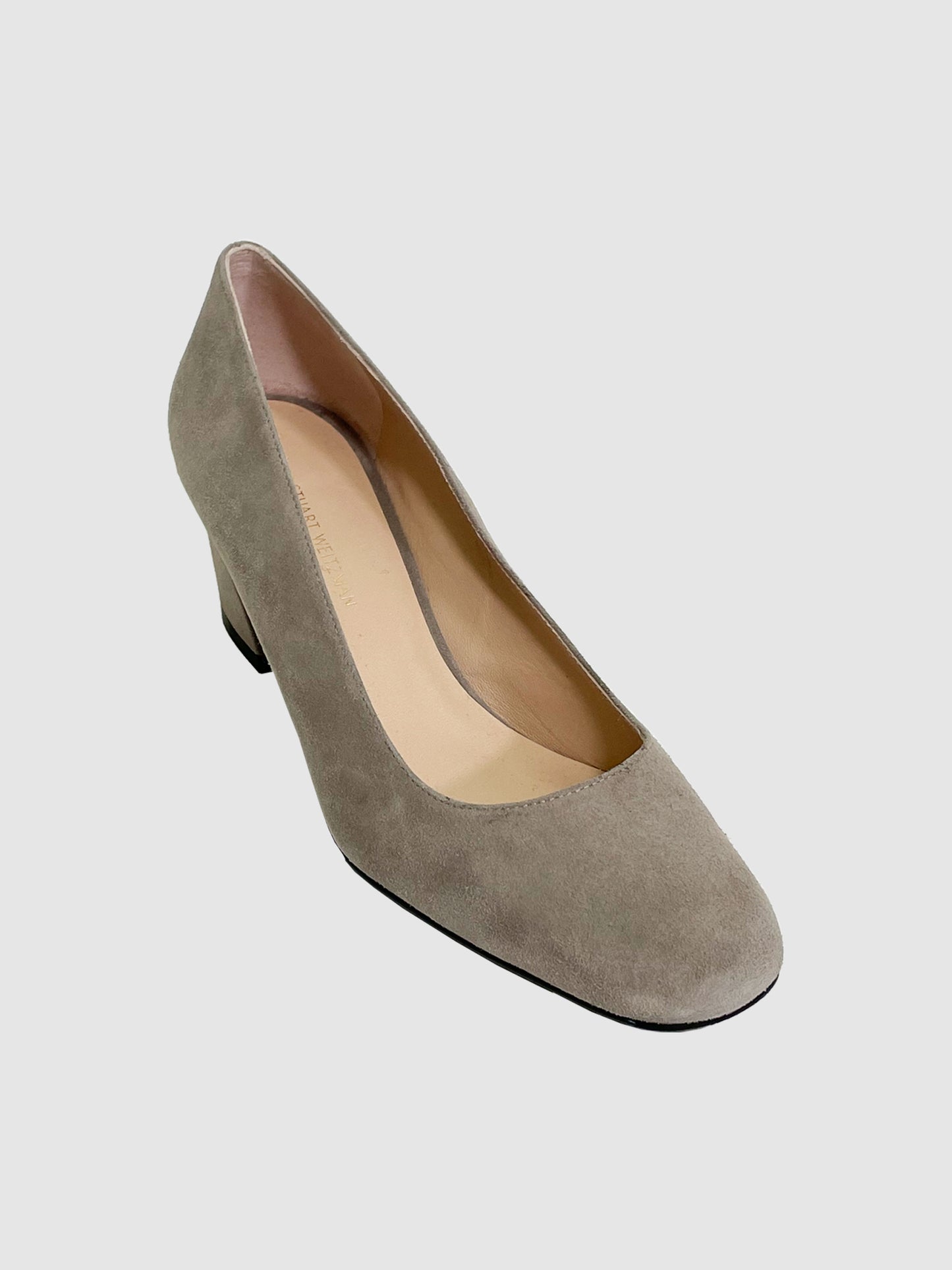 Stuart Weitzman Taupe Suede Heels - Size 8.5