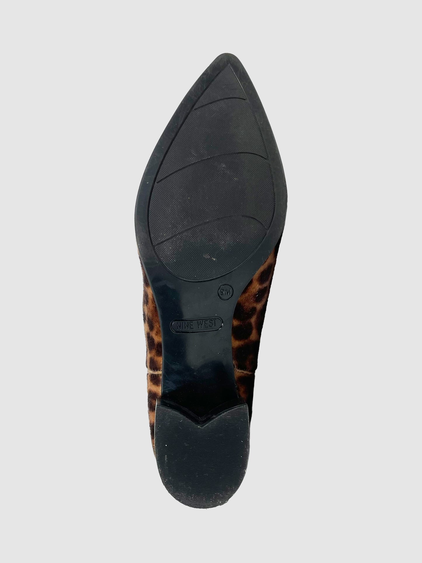 Nine West Pony Hair Chelsea Boots - Size 9