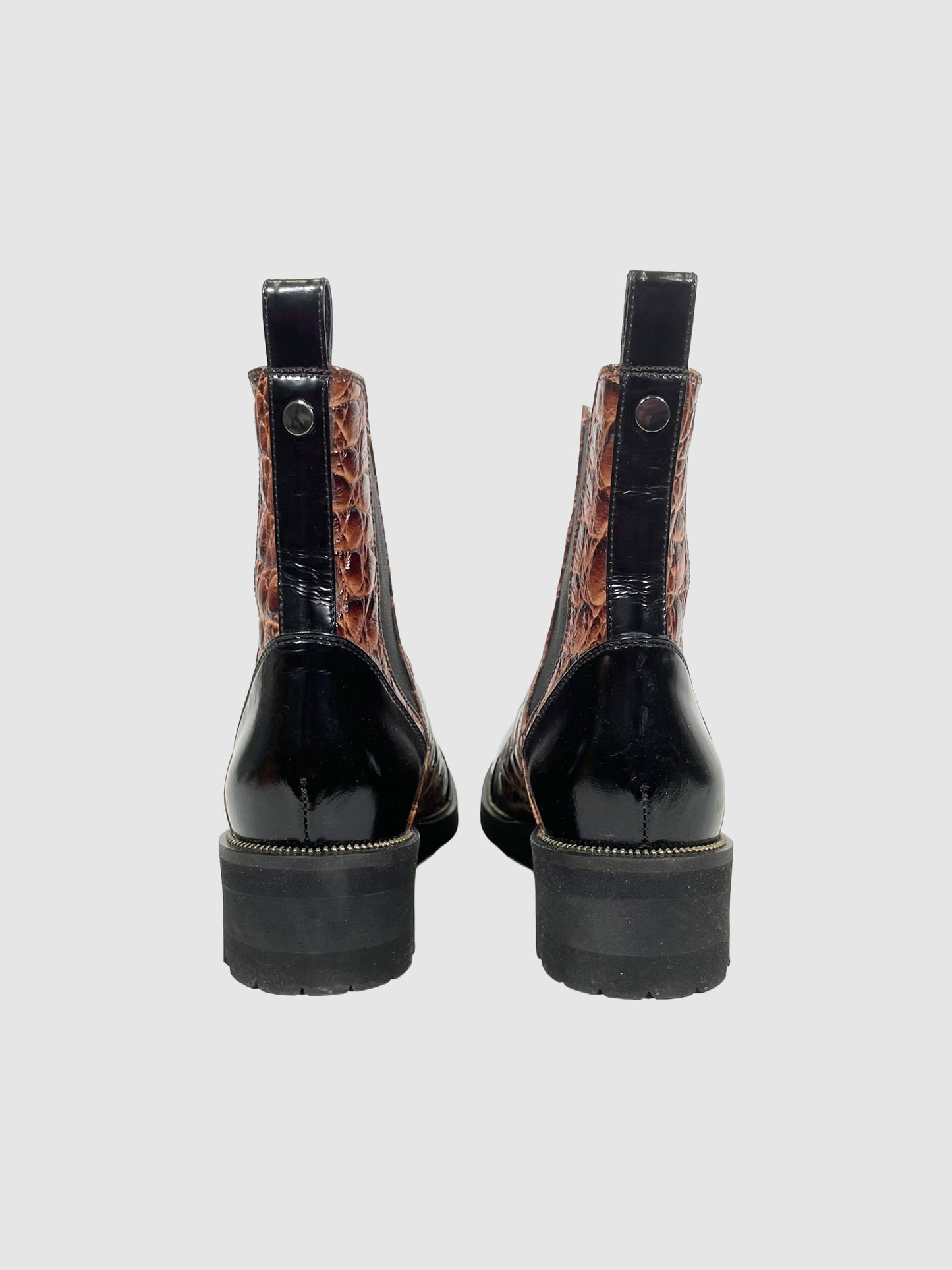 Ron White Leather Chelsea Boots - Size 37