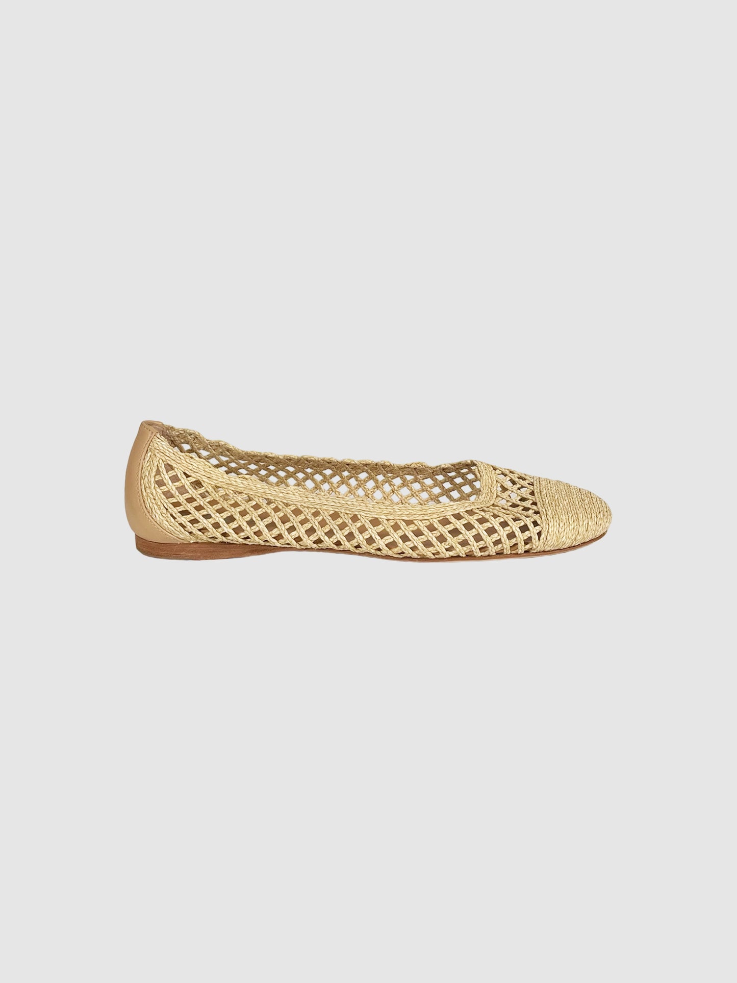 Woven Ballerina Flats - Size 39