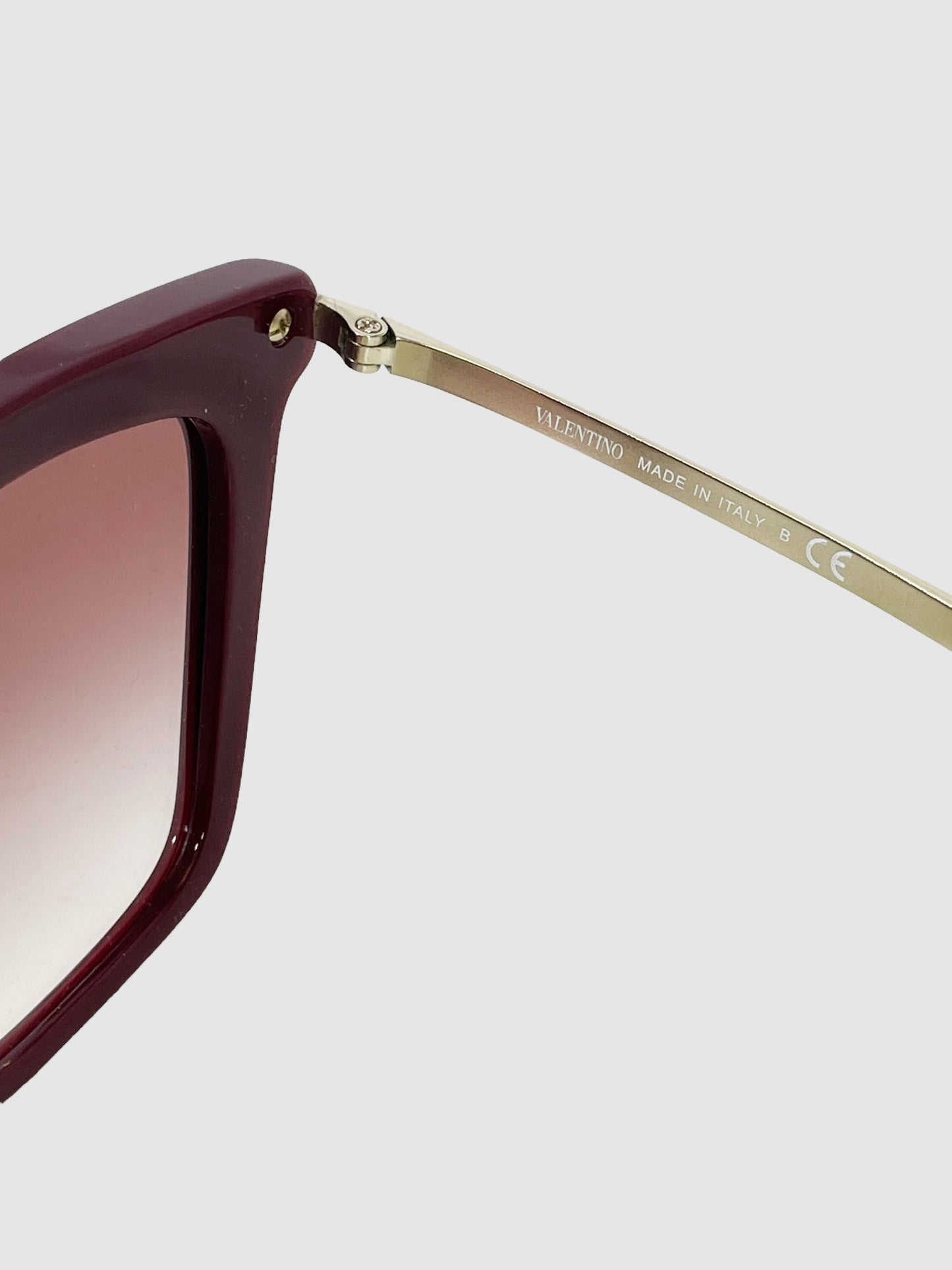 Valentino Rockstud Oversized Sunglasses