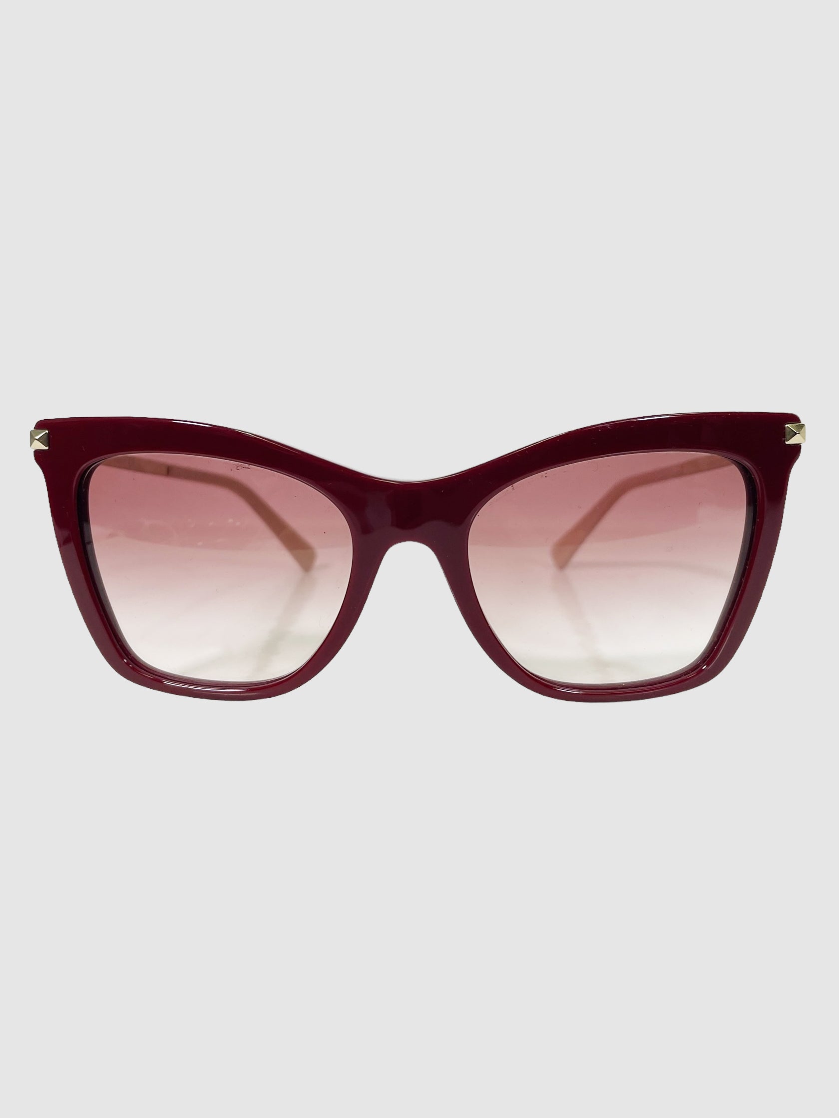 Valentino Rockstud Oversized Sunglasses