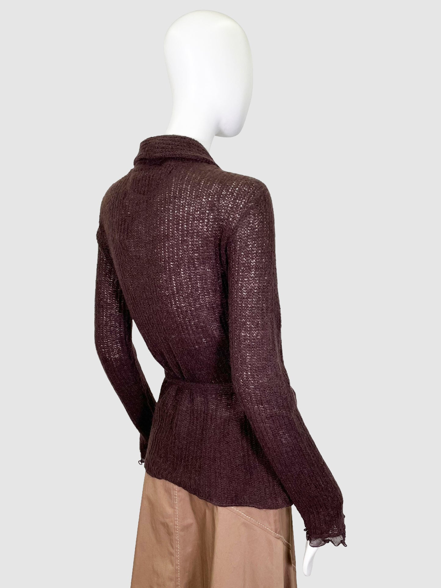 Dāke Maroon Cardigan - Size 3