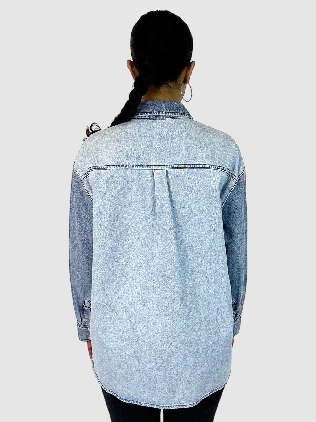 Quentin Denim Overshirt - Size 2