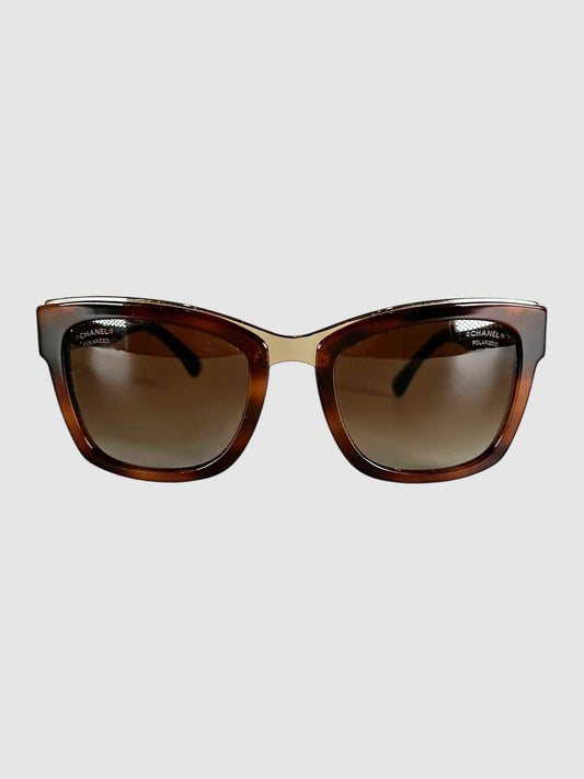 Tortoiseshell Square Sunglasses