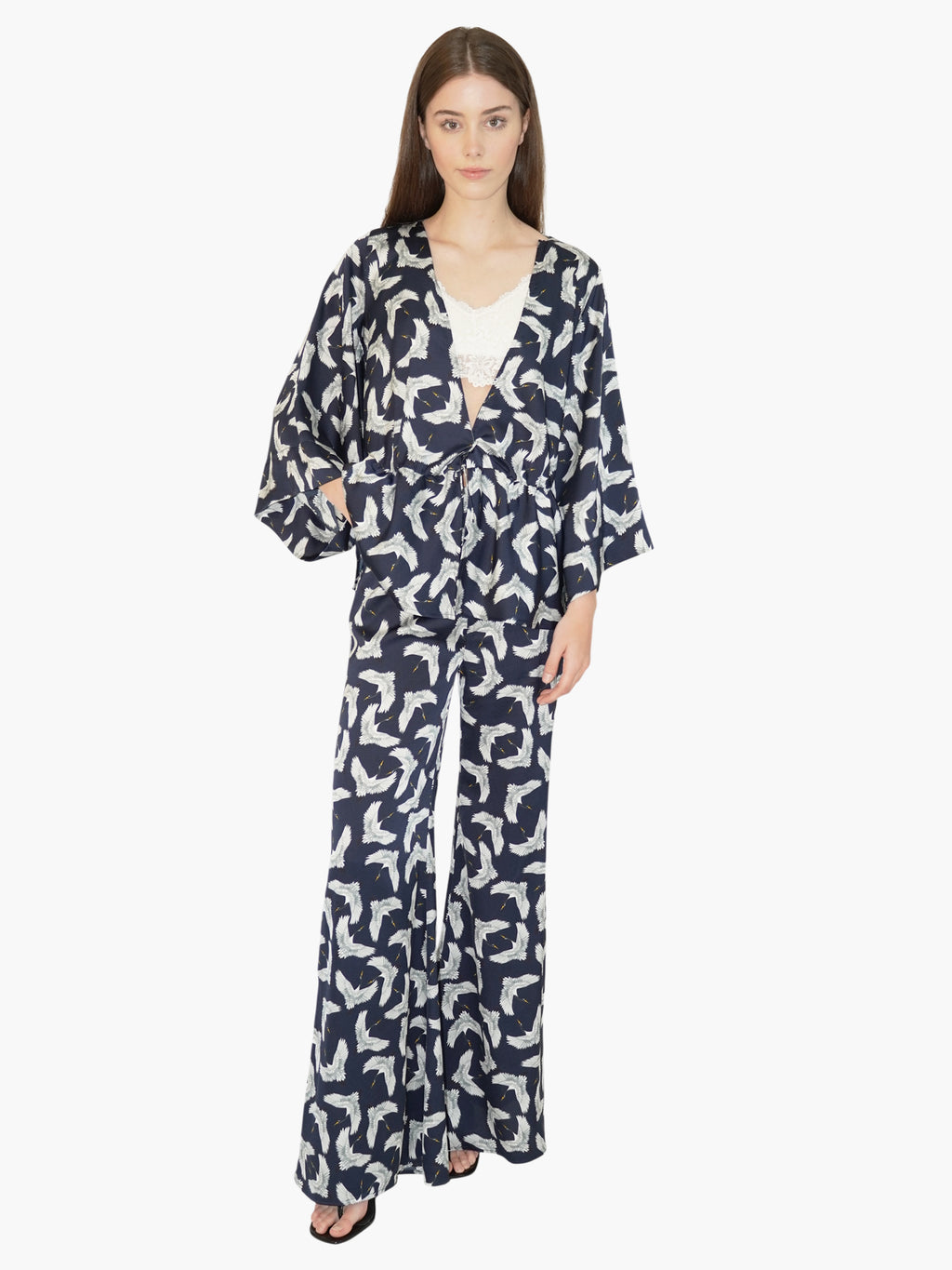 Bird Print 2-Piece Set