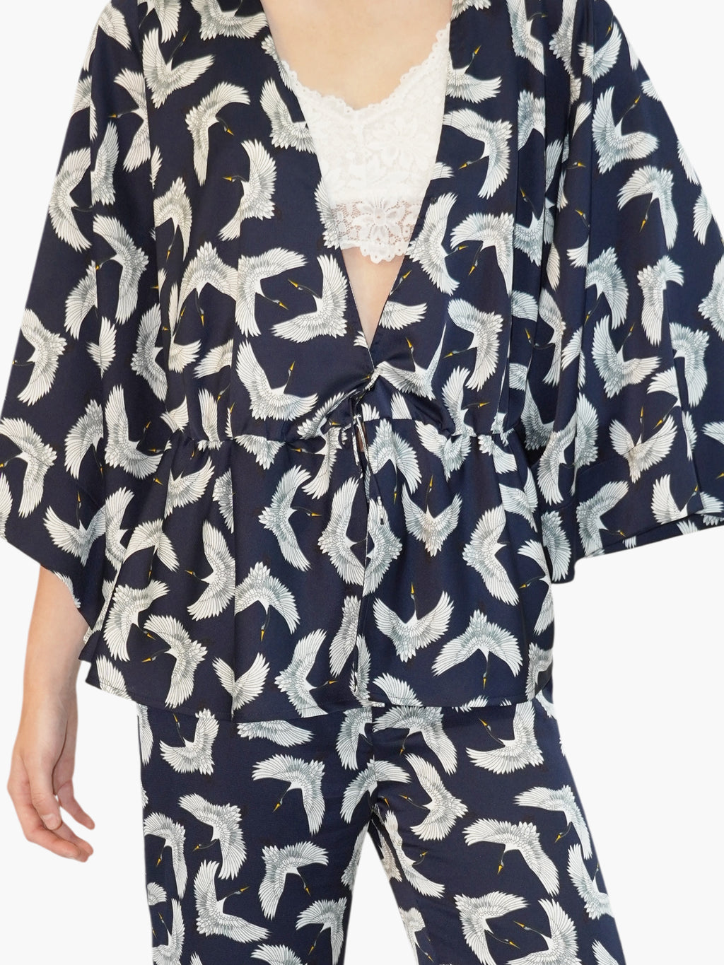 Bird Print 2-Piece Set
