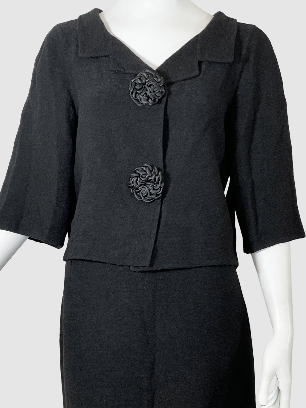 Oscar de la Renta Wool 2-Piece Set - Size 8