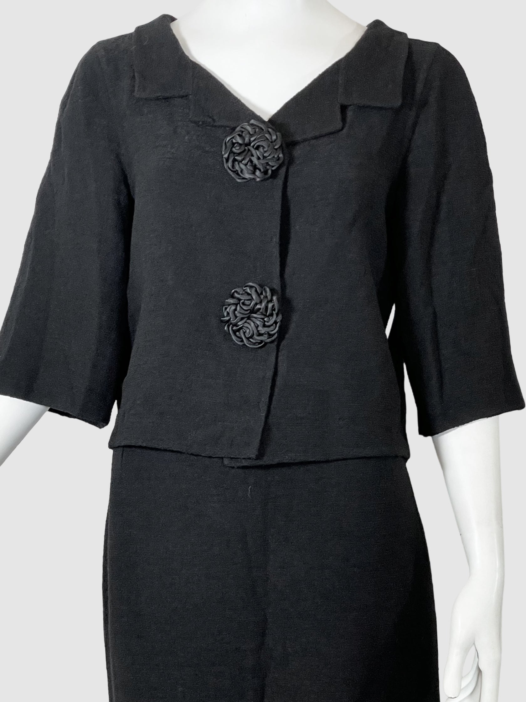 Oscar de la Renta Wool 2-Piece Set - Size 8