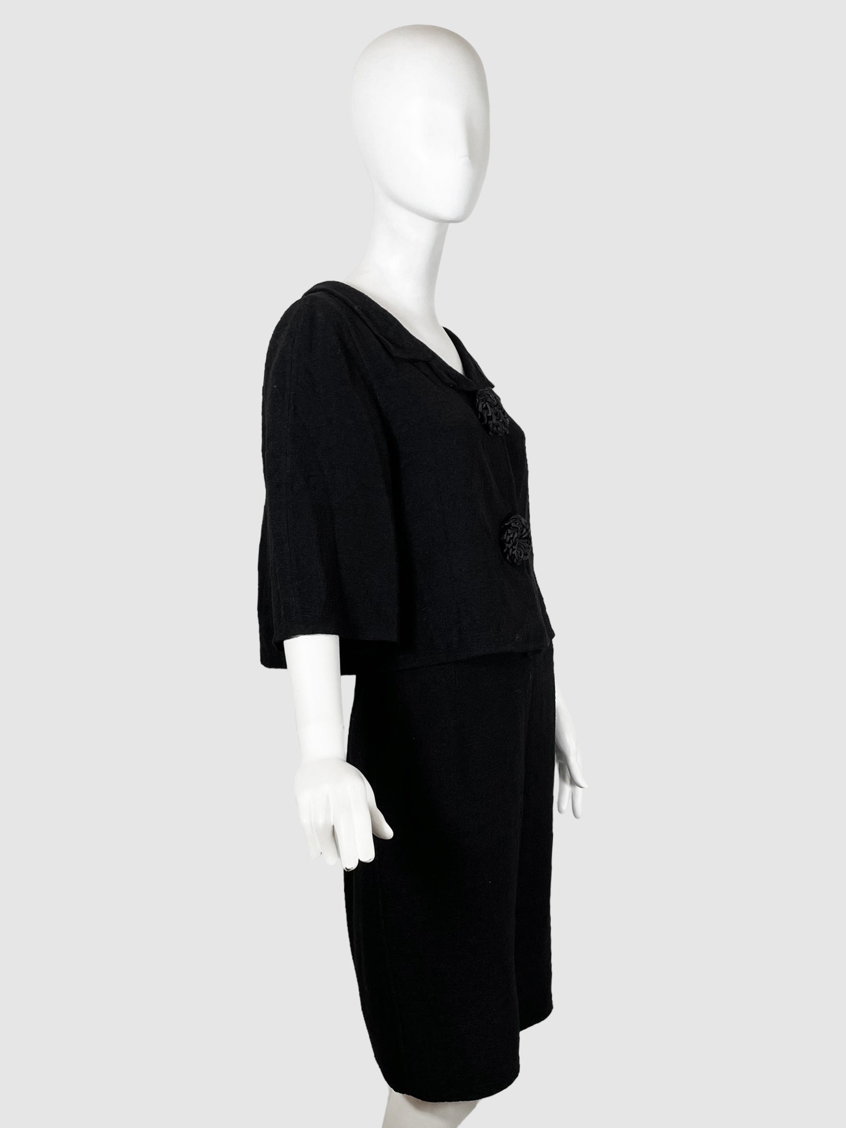 Oscar de la Renta Wool 2-Piece Set - Size 8