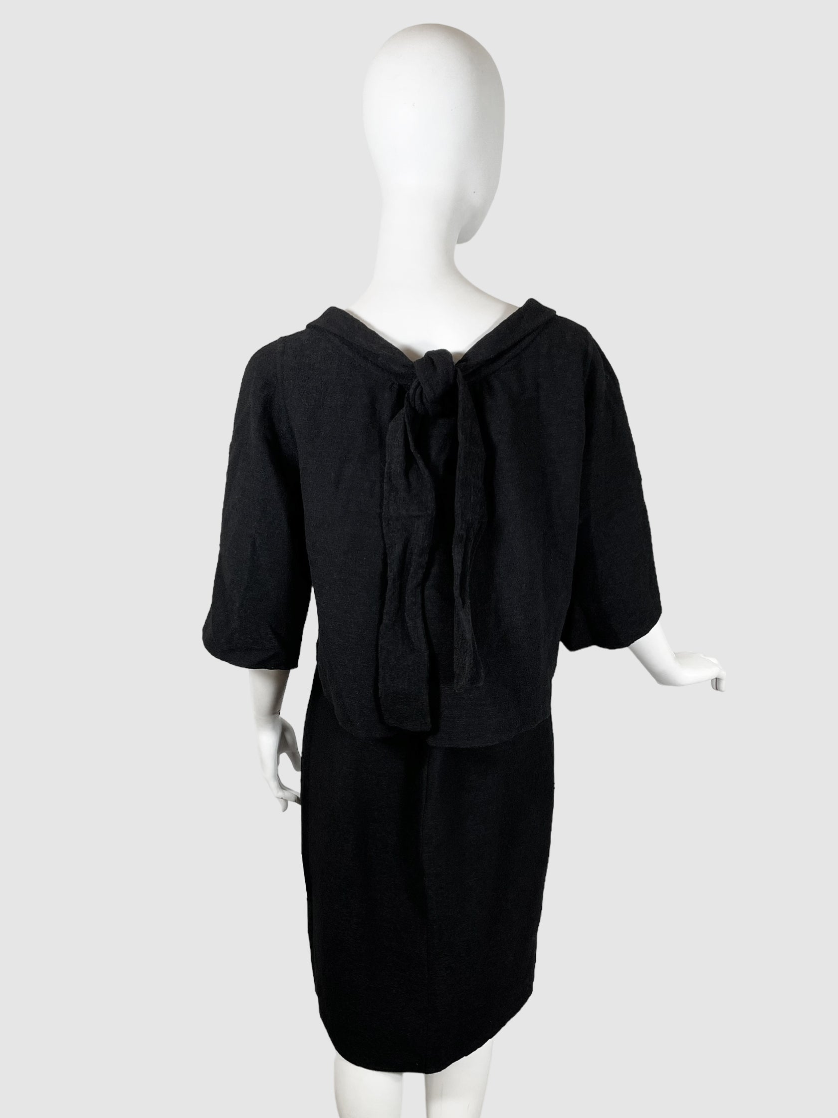 Oscar de la Renta Wool 2-Piece Set - Size 8