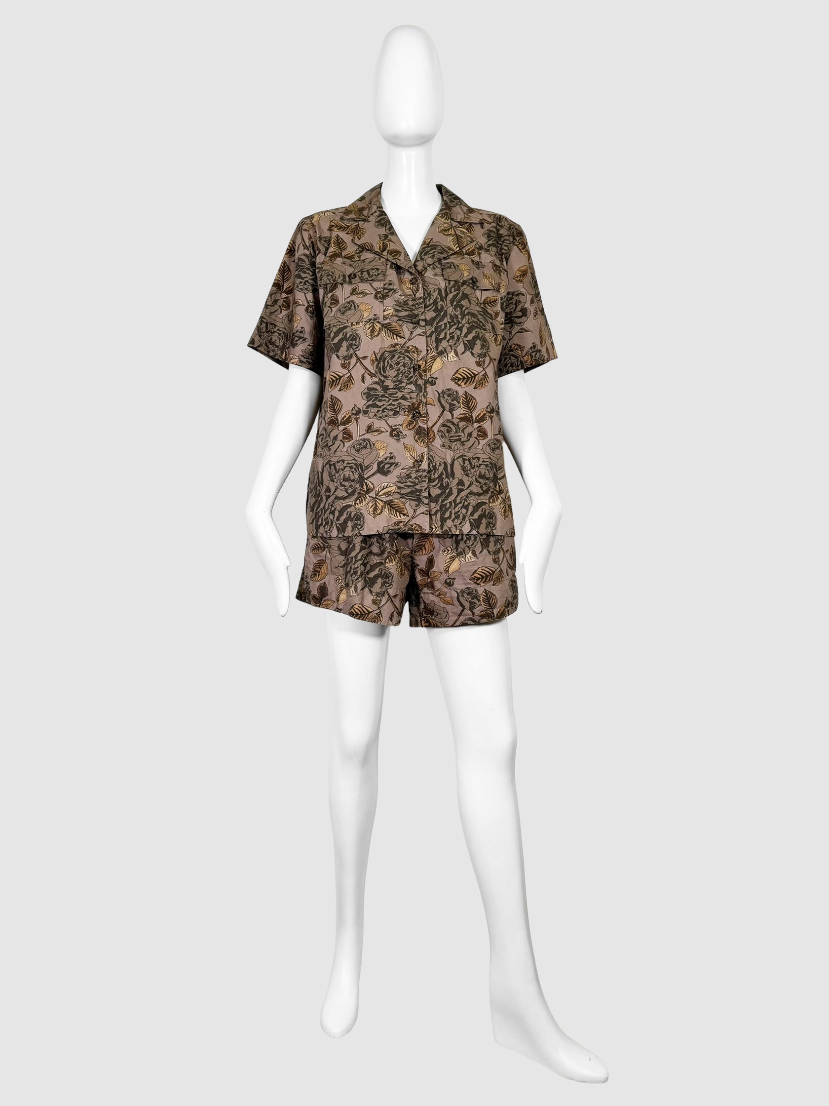 Floral Print 2-Piece Set - Size 34