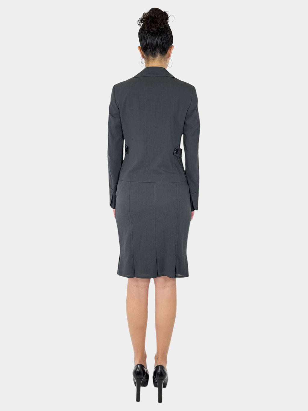 Wool Vertical Stitch 2-Piece Set - Size 8