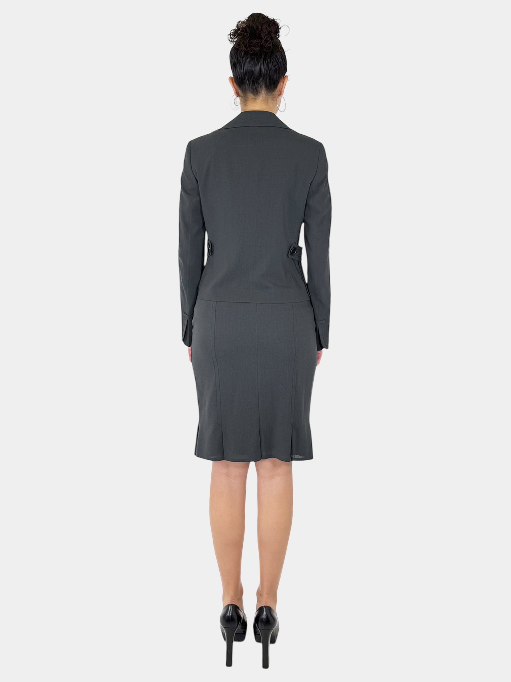 Wool Vertical Stitch 2-Piece Set - Size 8