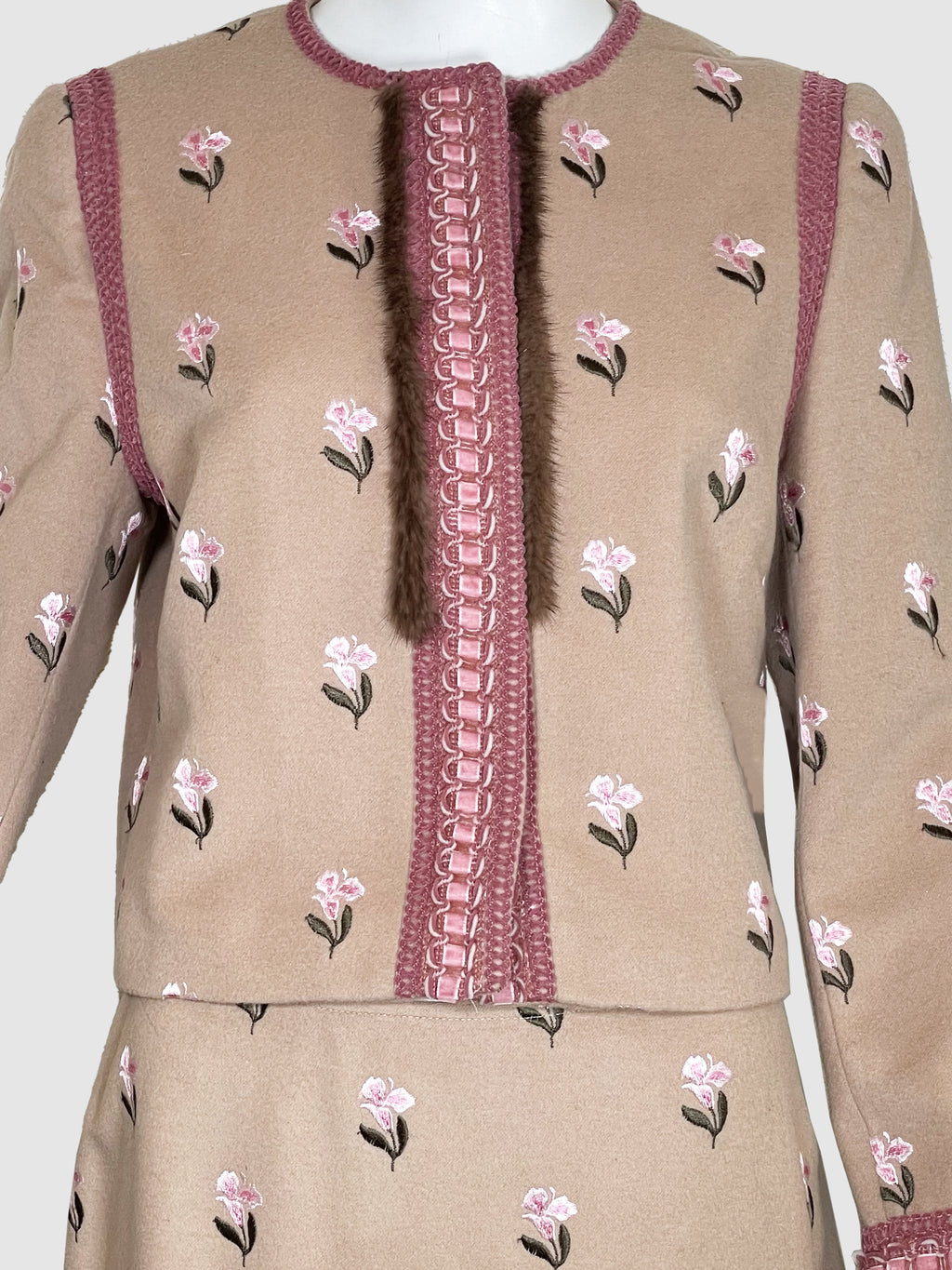 Floral Print 2-Piece Set - Size 42