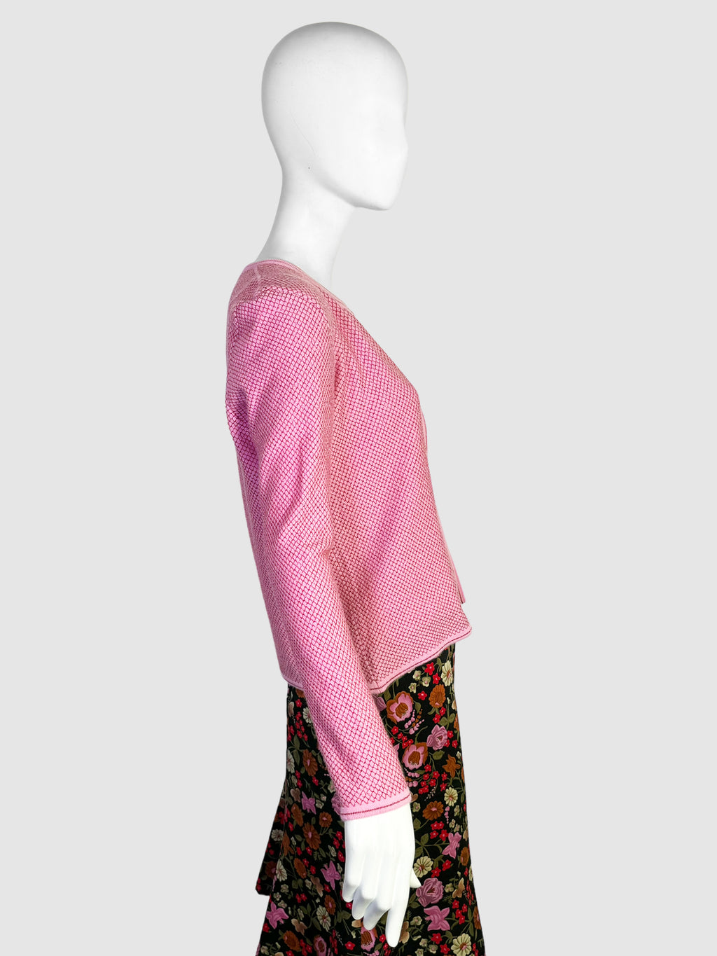 Cashmere Shirt and Cardigan 2-Piece Set - Size 42