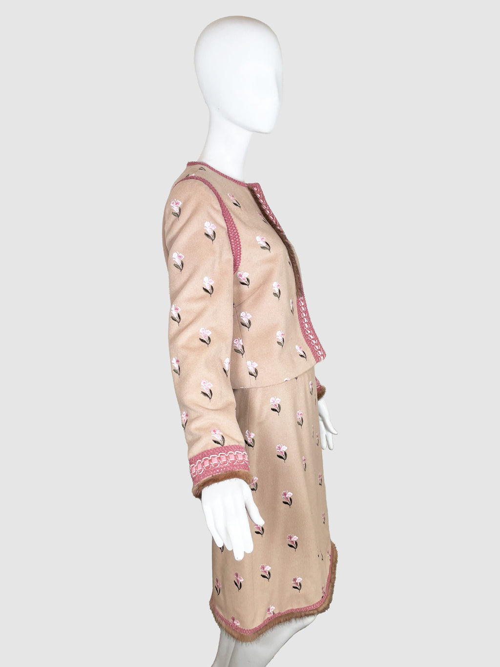 Floral Print 2-Piece Set - Size 42