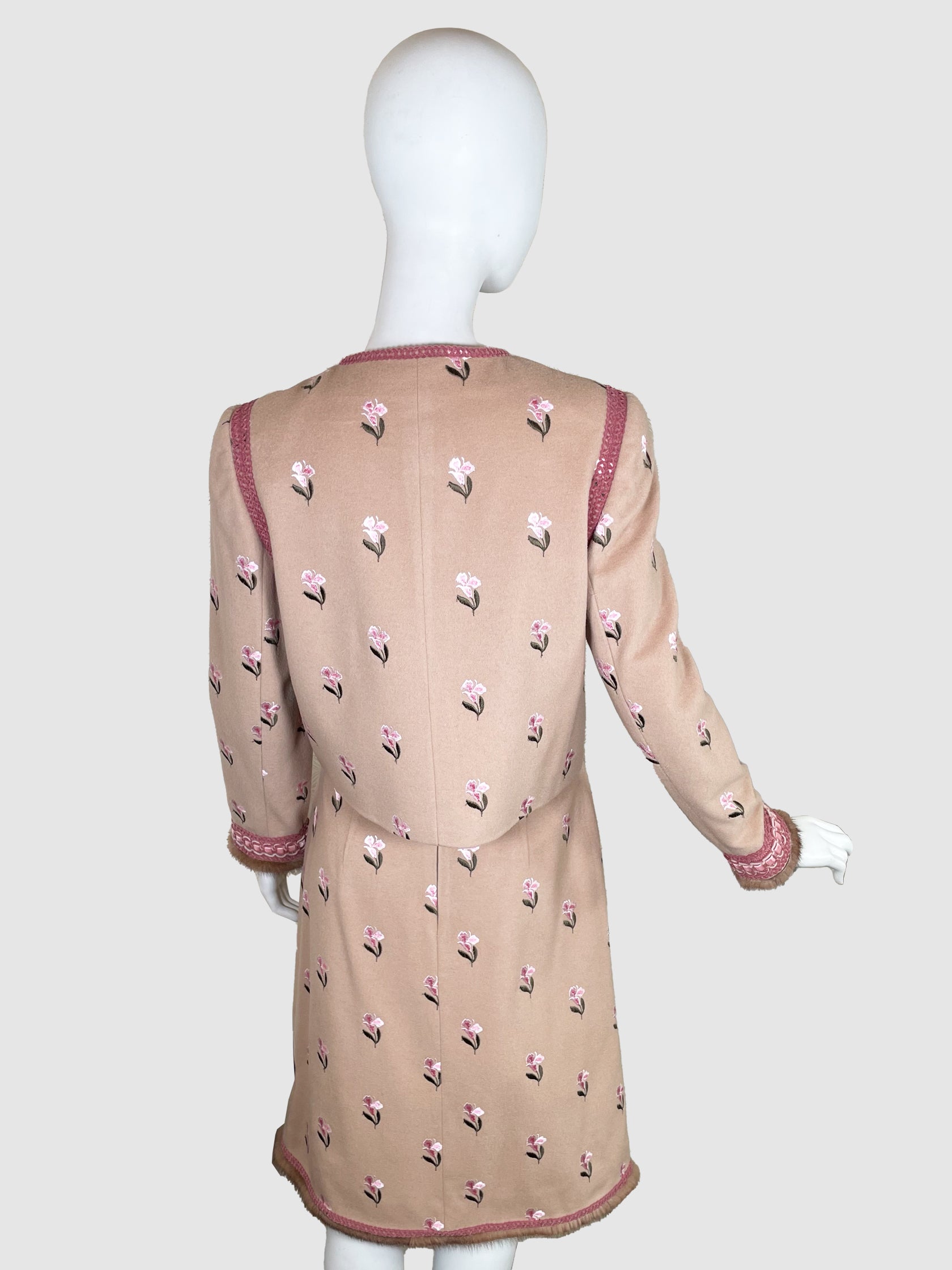 Floral Print 2-Piece Set - Size 42