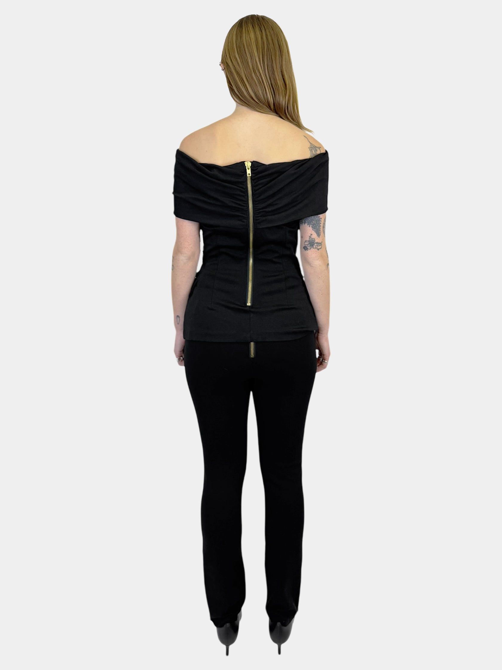 Button Embellished 2-Piece Set