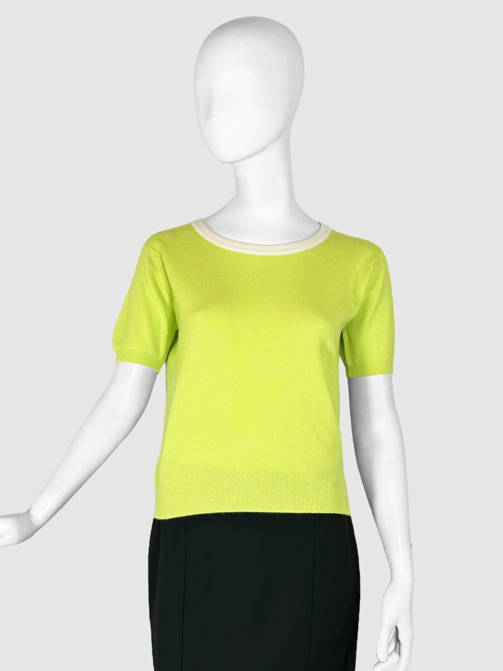 Cashmere Shirt and Cardigan 2-Piece Set - Size 42