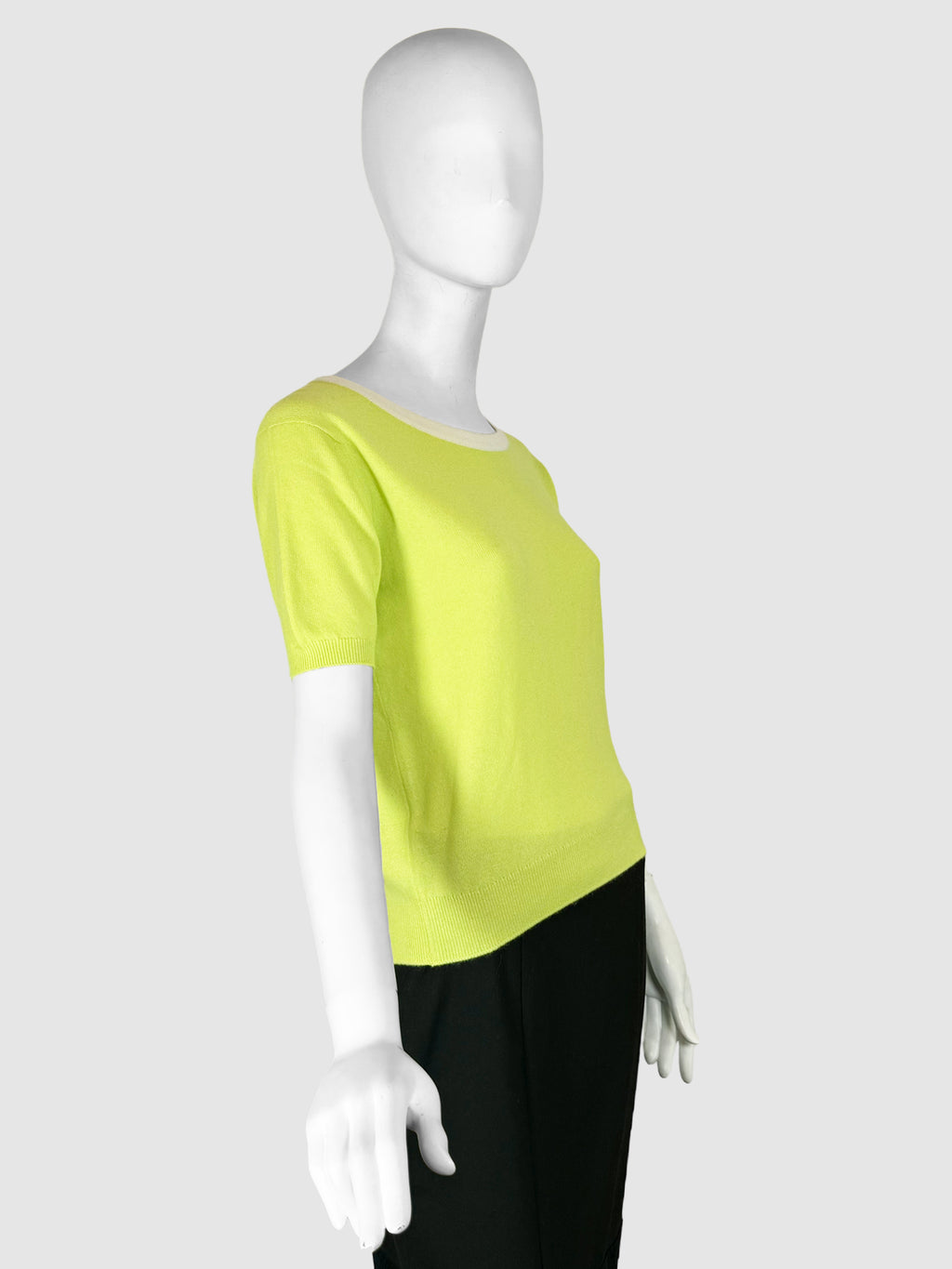 Cashmere Shirt and Cardigan 2-Piece Set - Size 42