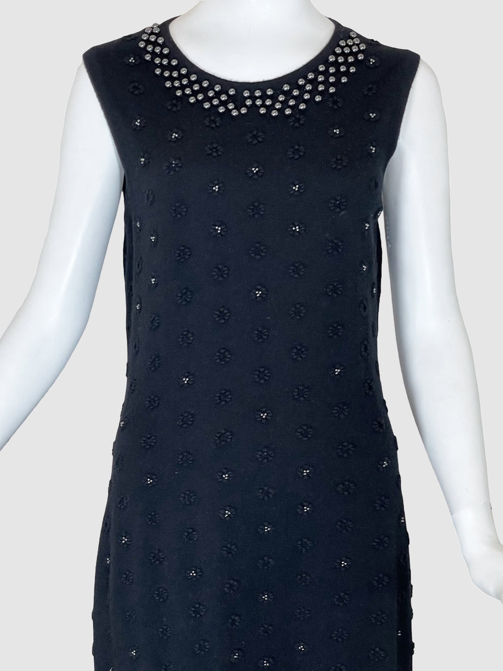 Cashmere Dress and Cardigan 2-Piece Set - Size 42