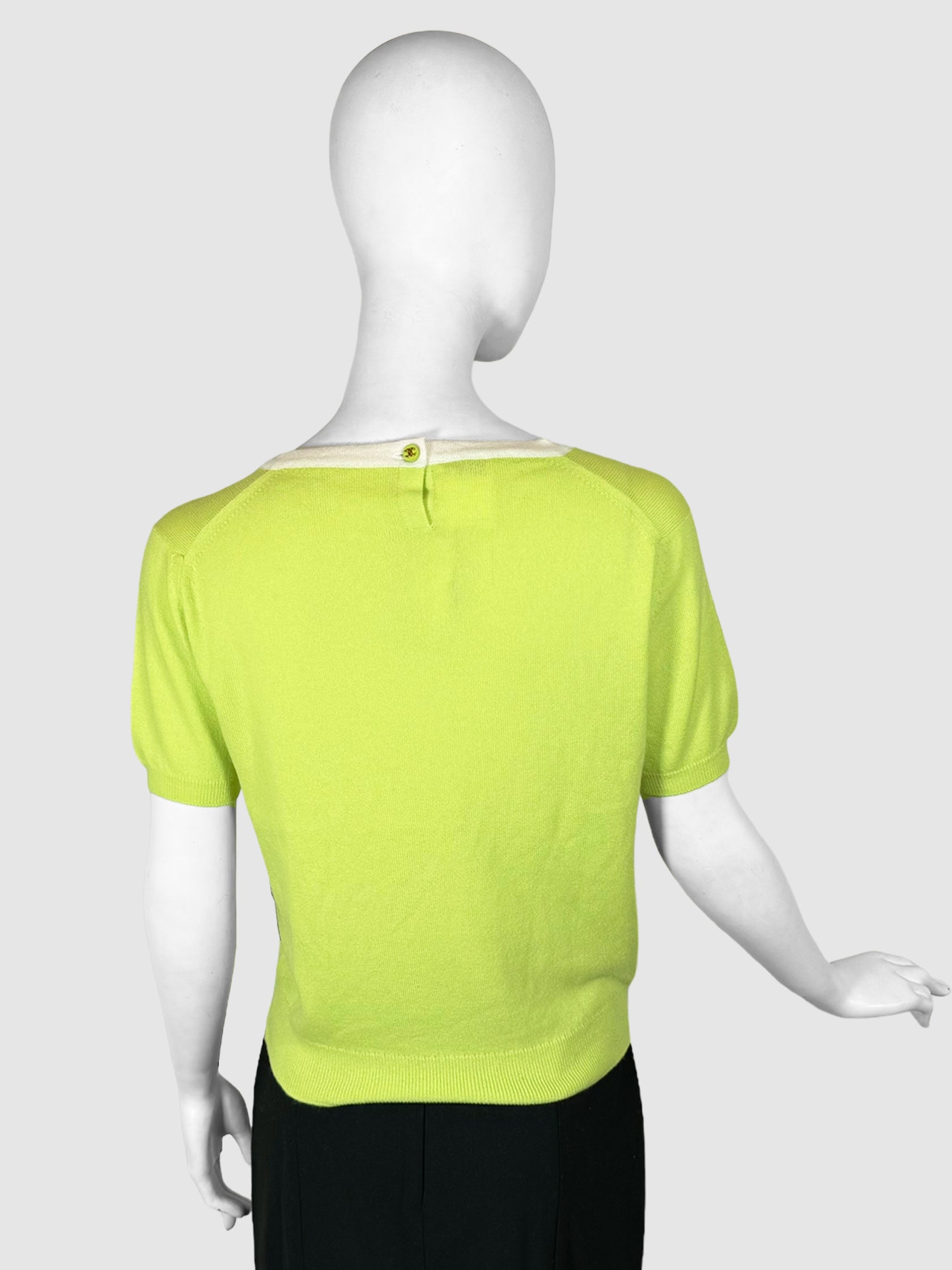 Cashmere Shirt and Cardigan 2-Piece Set - Size 42