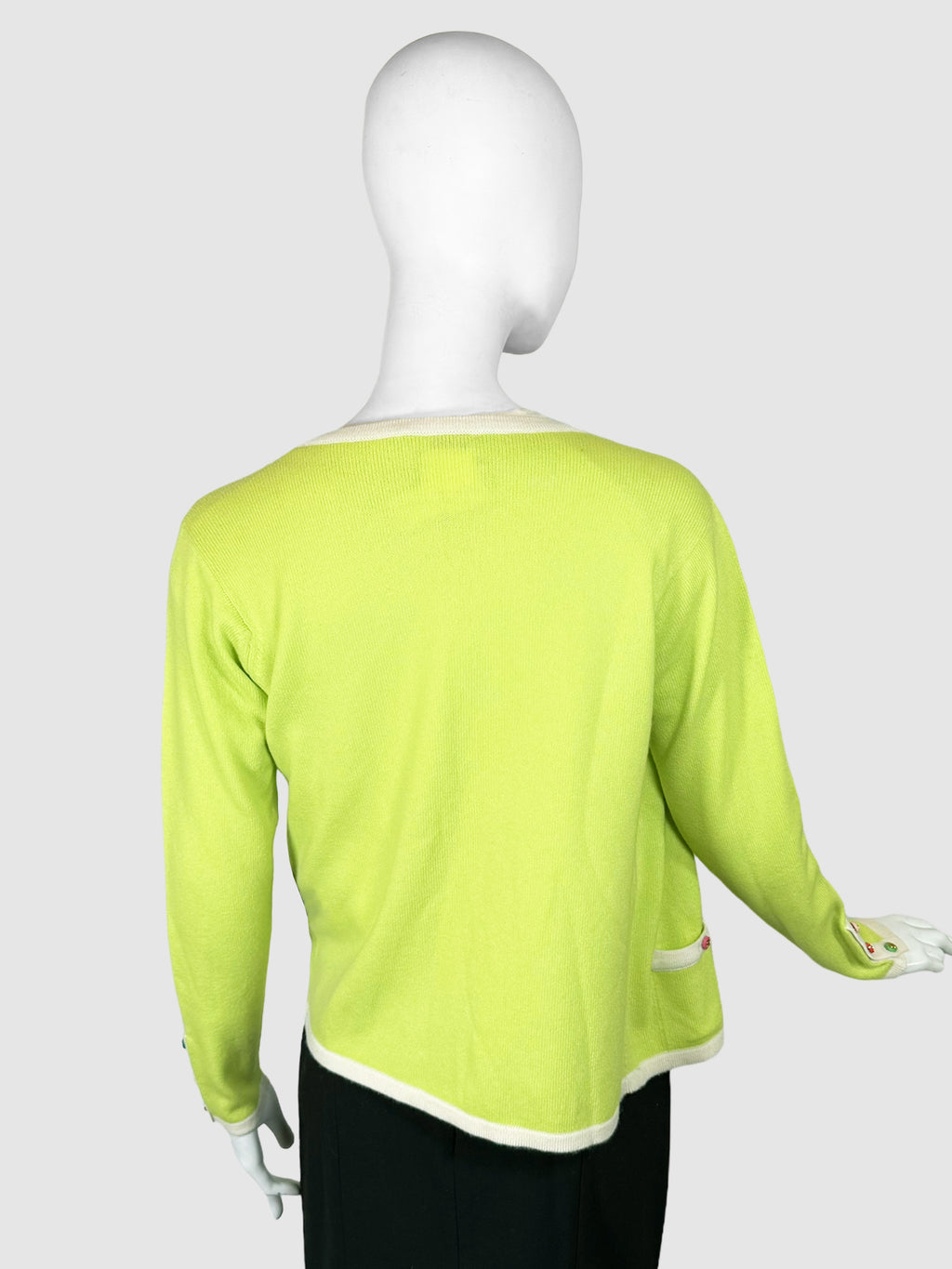 Cashmere Shirt and Cardigan 2-Piece Set - Size 42