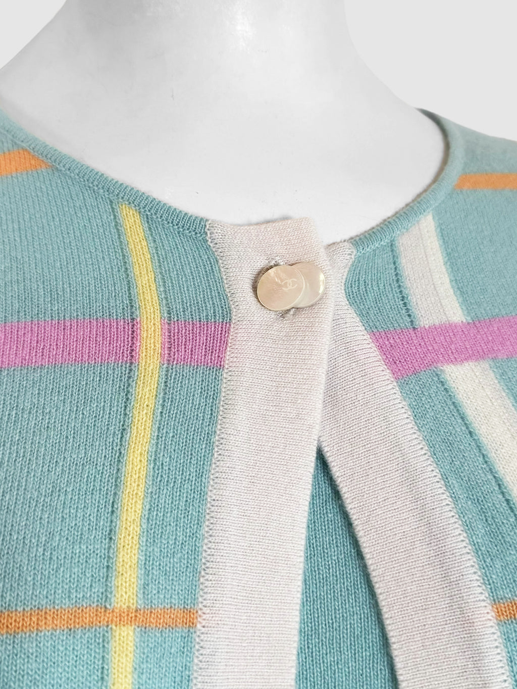 Cashmere Shirt and Cardigan 2-Piece Set - Size 42