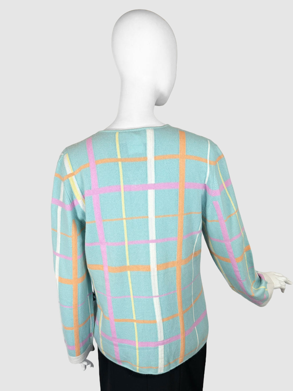 Cashmere Shirt and Cardigan 2-Piece Set - Size 42