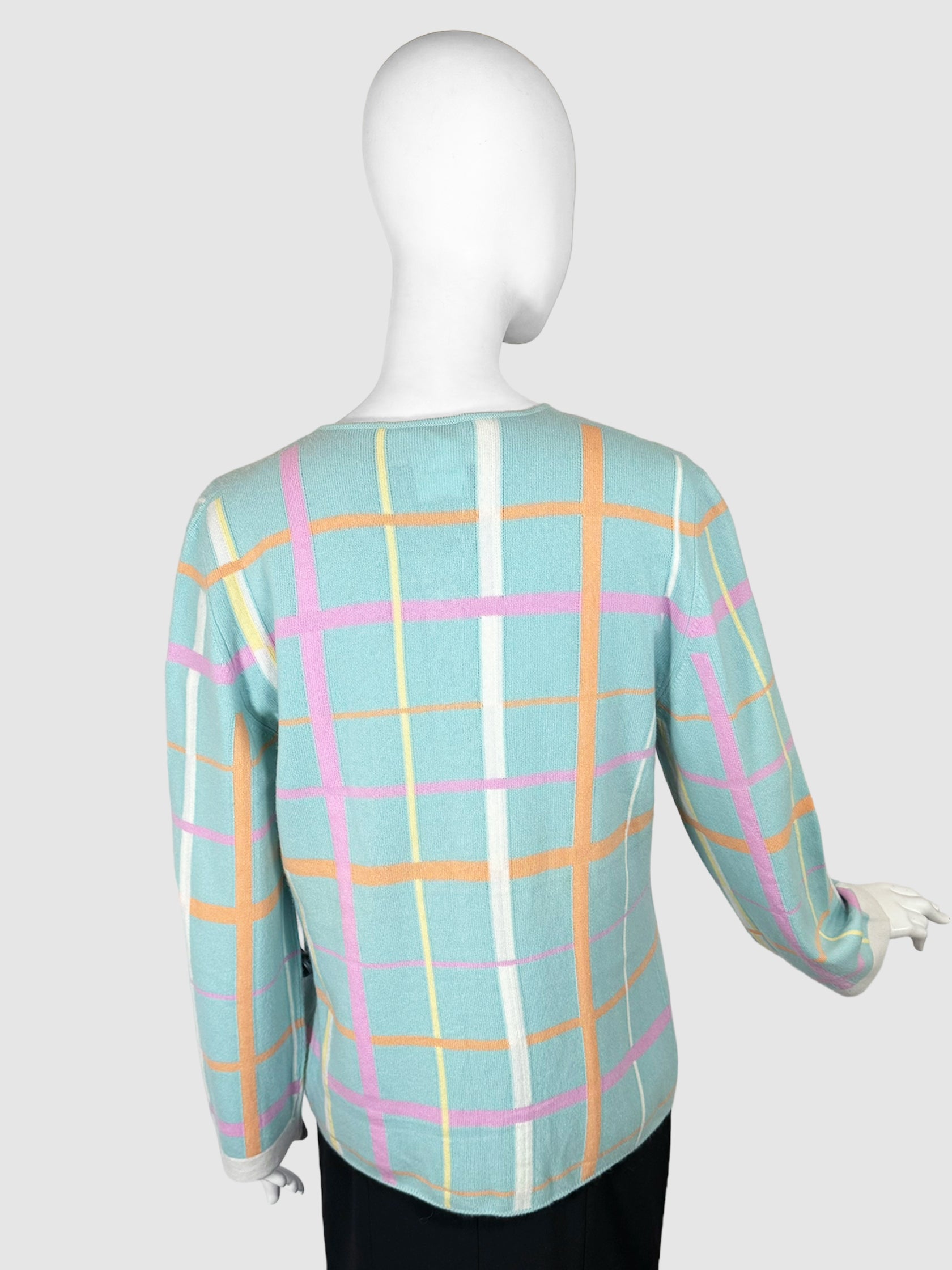 Cashmere Shirt and Cardigan 2-Piece Set - Size 42