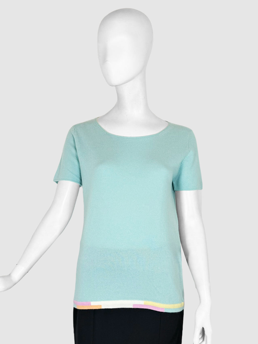 Cashmere Shirt and Cardigan 2-Piece Set - Size 42