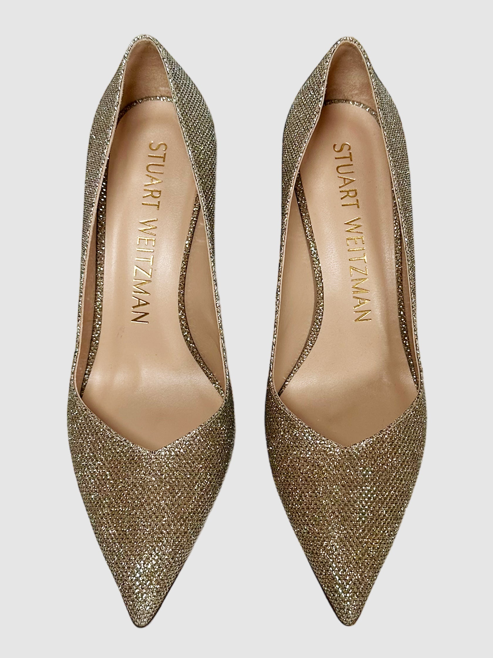 Stuart Weitzman Gold Pumps - Size 38