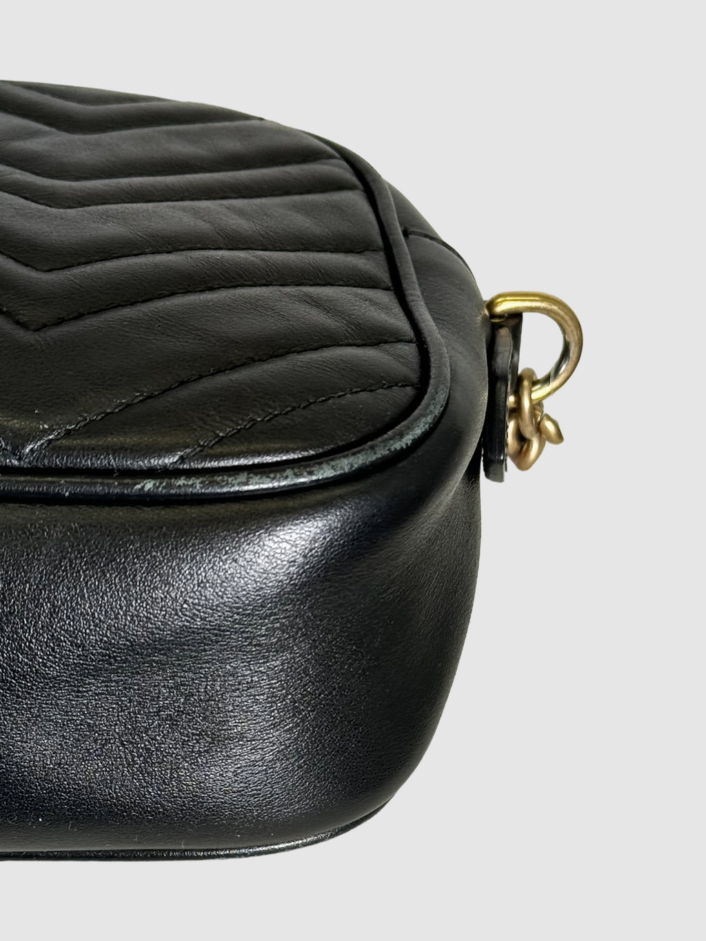 Leather GG Marmont Crossbody Bag