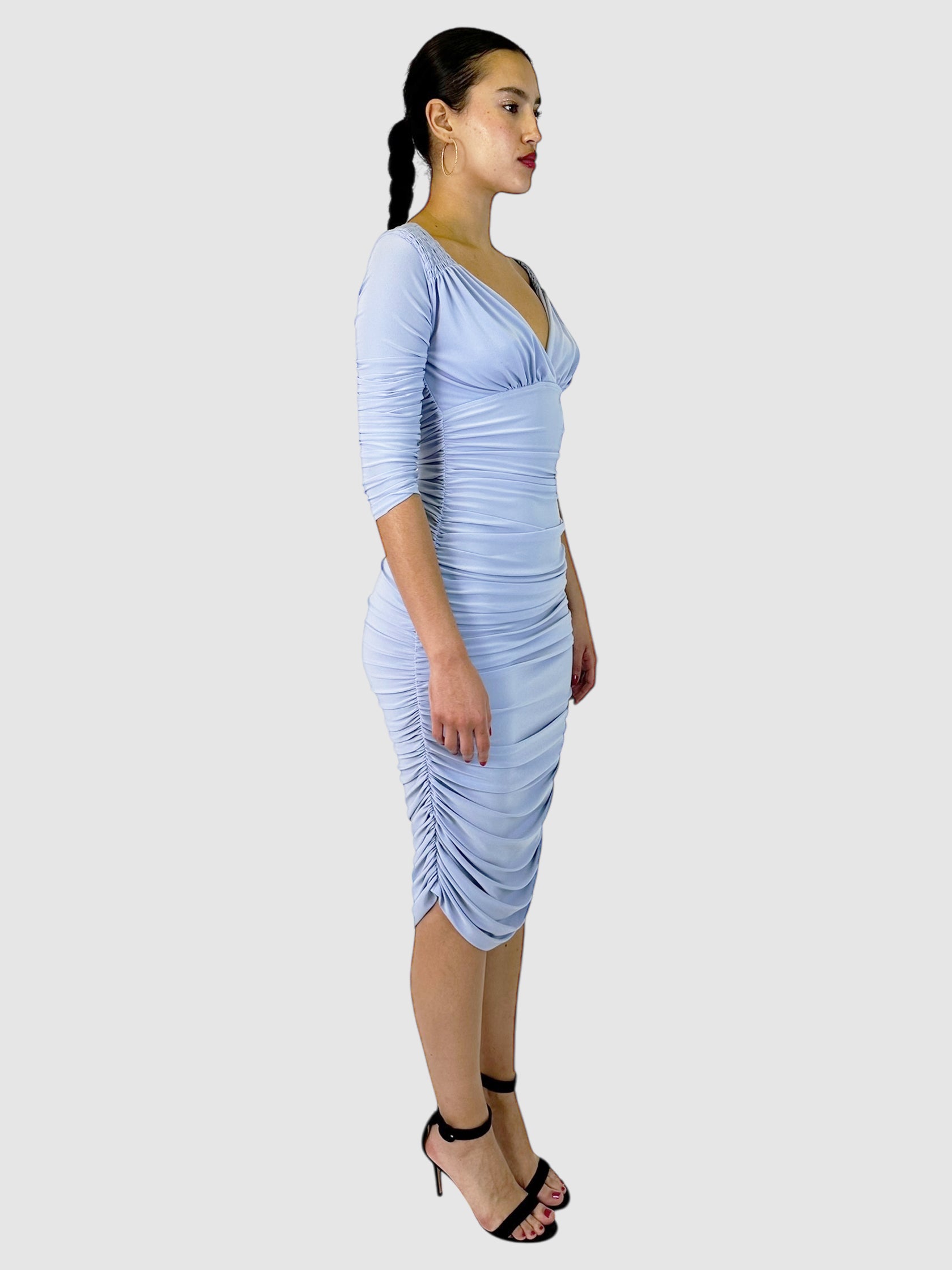 Tara Ruched Midi Dress