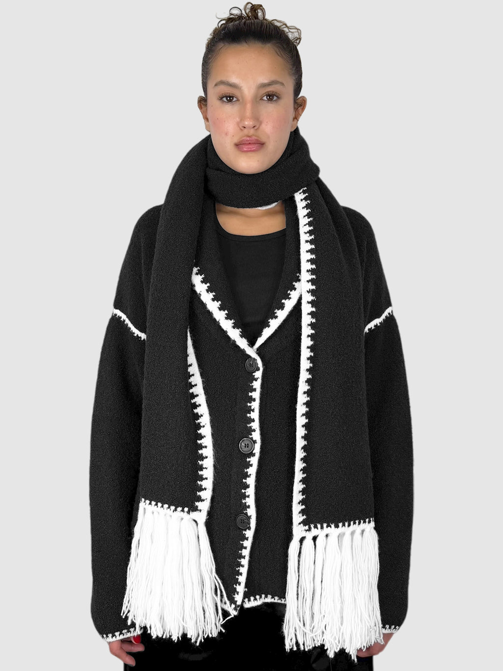 Tierney Cardigan Scarf Set