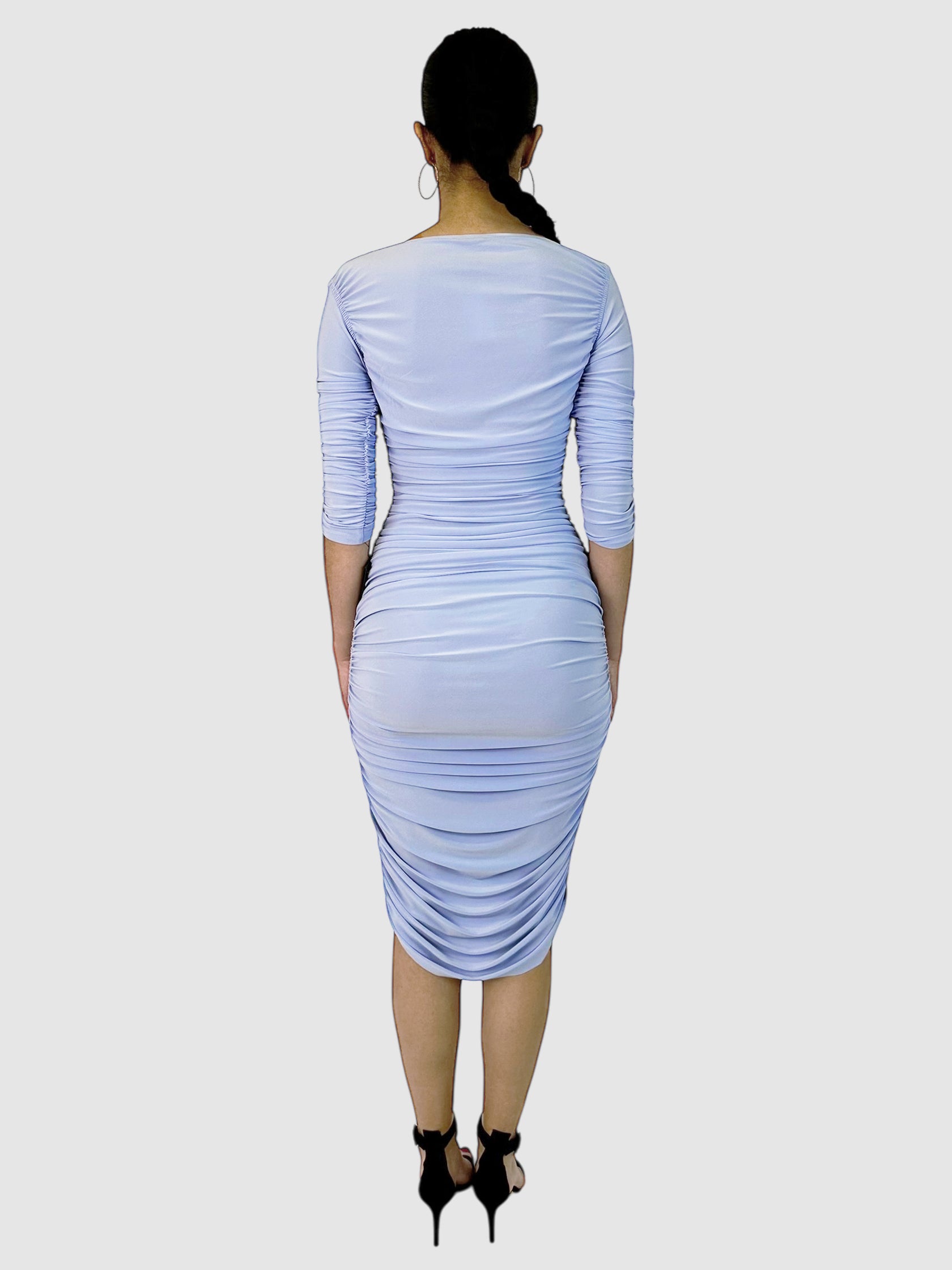 Tara Ruched Midi Dress