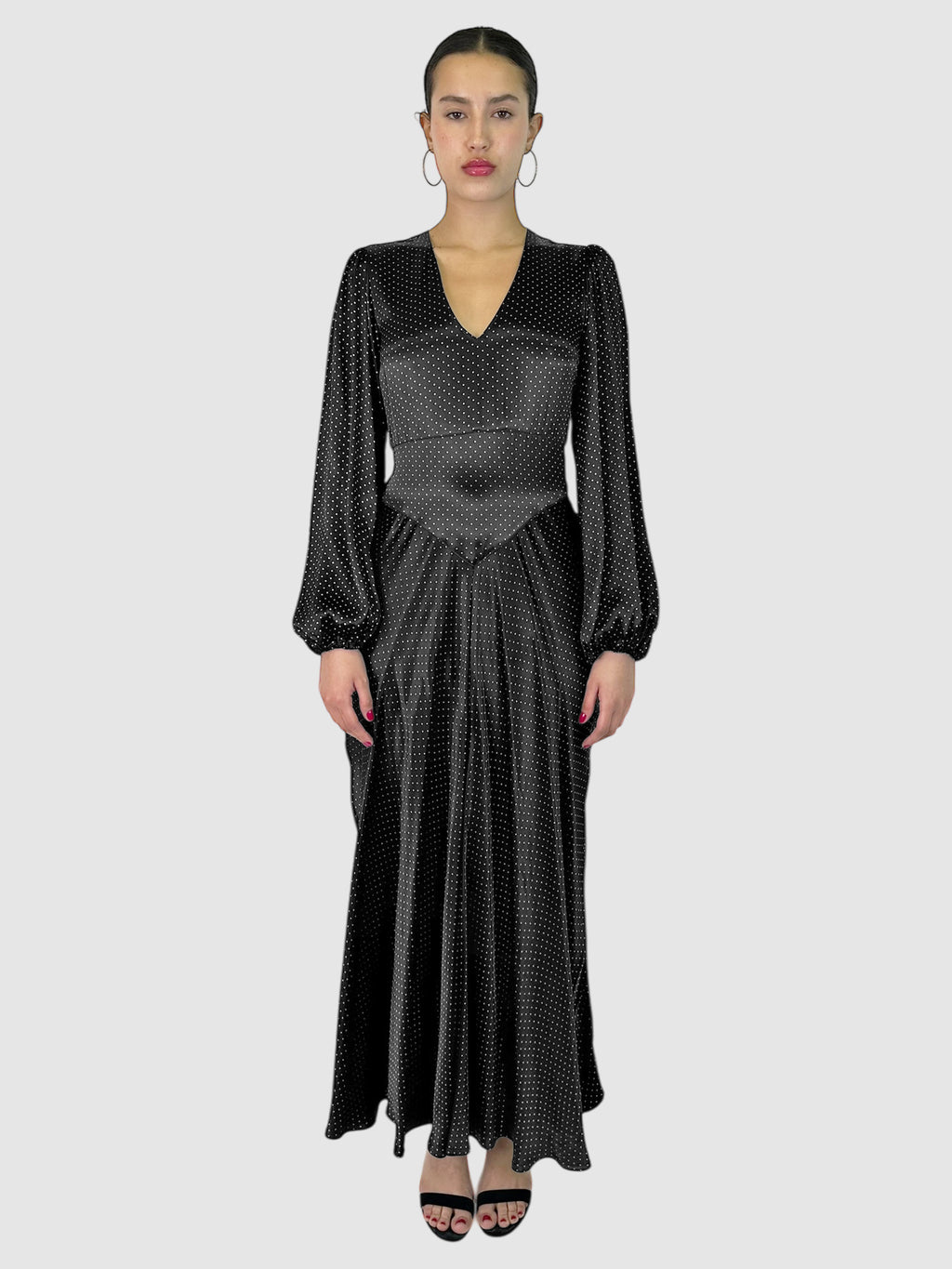 Polka Dotted Cameron Maxi Dress
