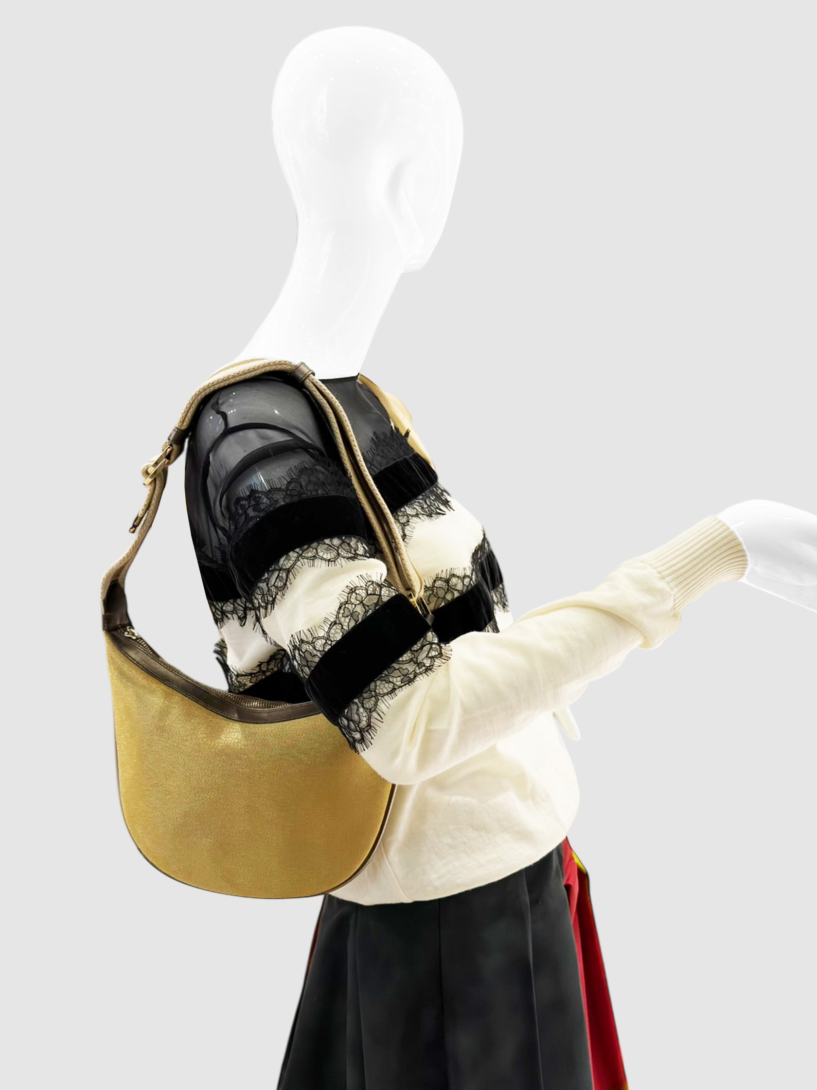 Metallic Shoulder Bag