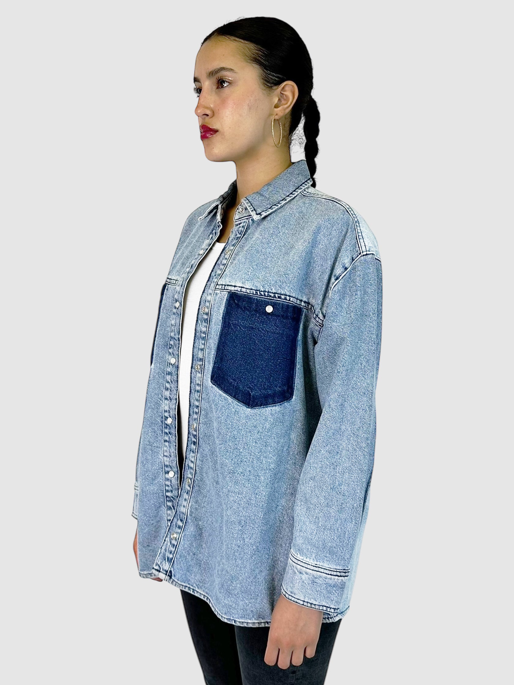 Quentin Denim Overshirt - Size 2