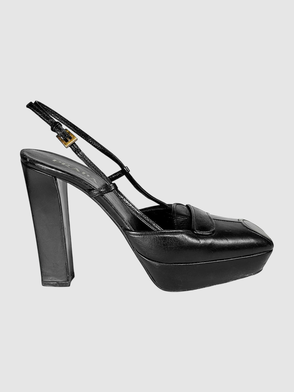 Leather Slingback Pumps