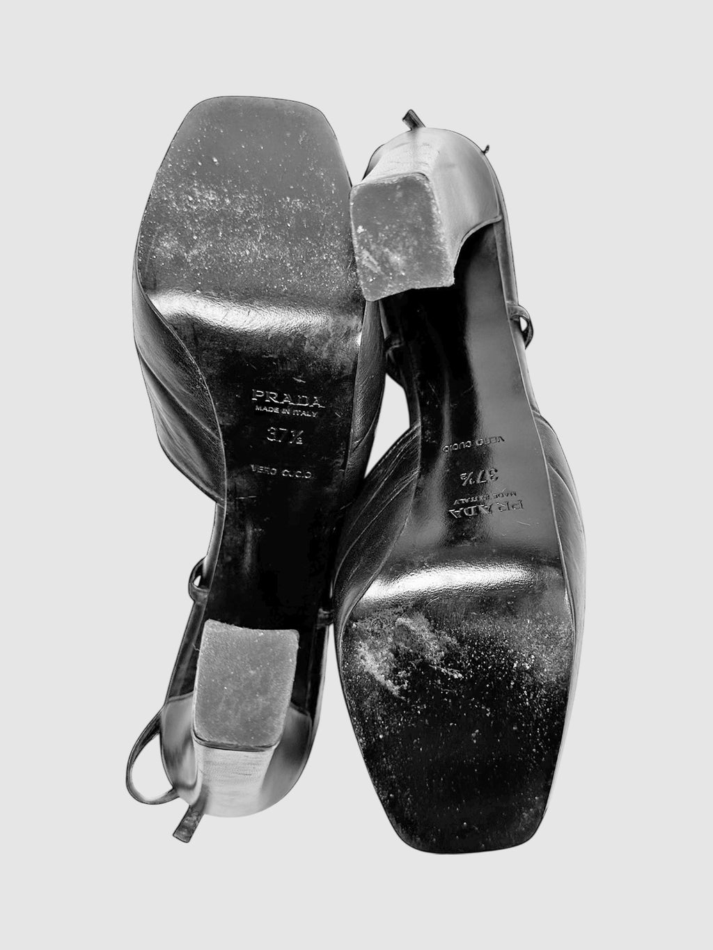 Leather Slingback Pumps